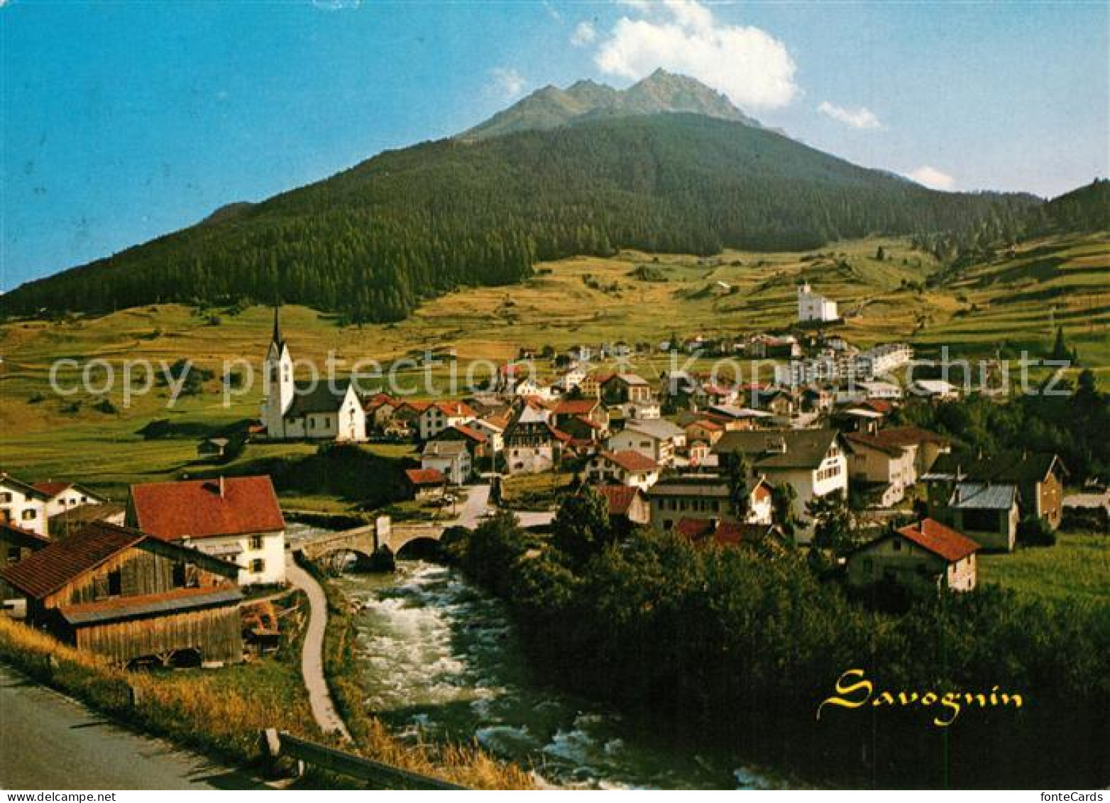 13239662 Savognin Am Julierpass Gegen Piz Arblatsch Oberhalbsteiner Alpen Savogn - Autres & Non Classés