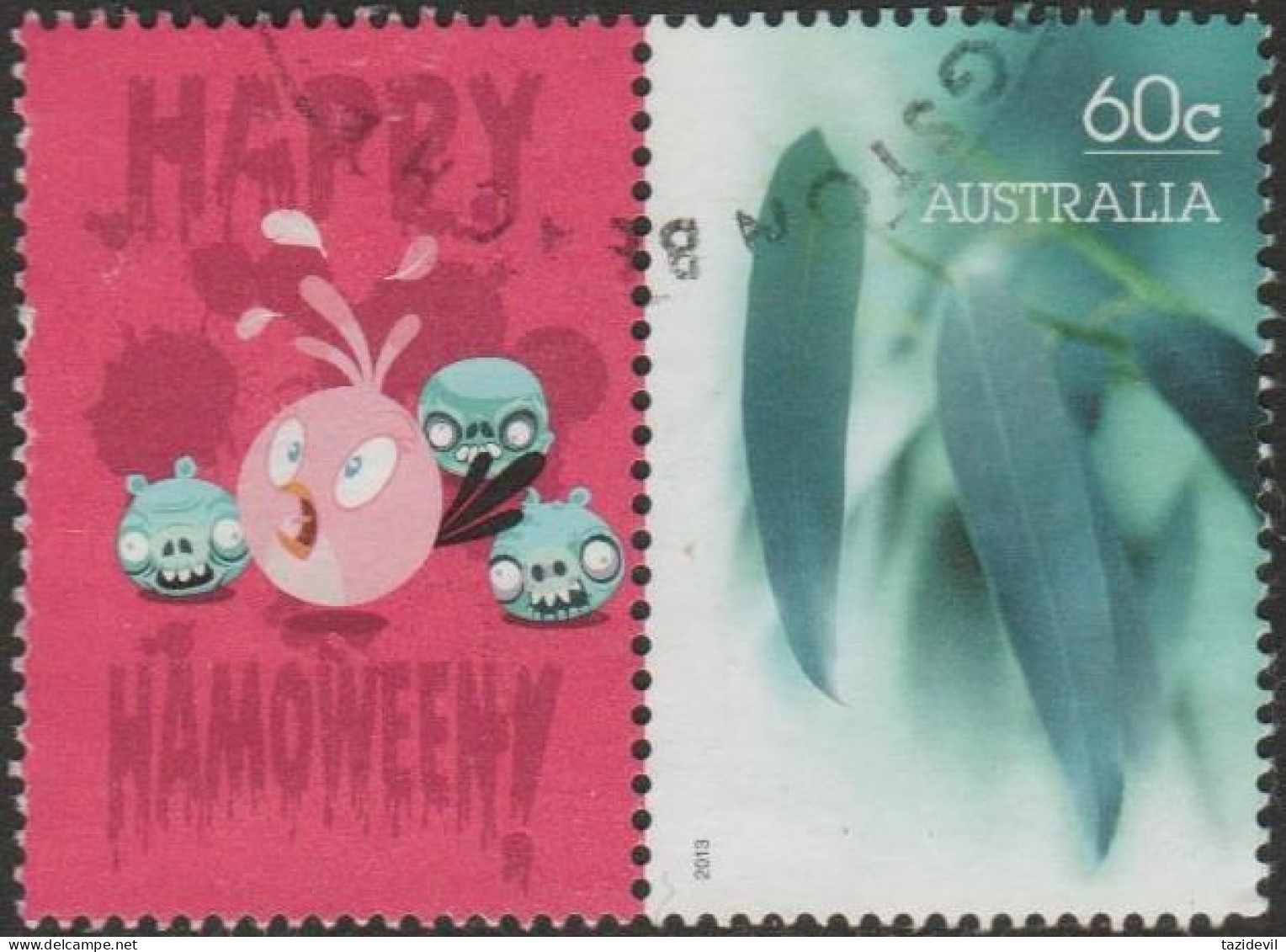 AUSTRALIA - USED 2013 60c Special Occasions With Halloween Tabs - Gebraucht