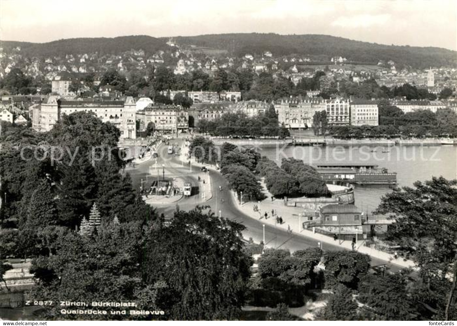 13237840 Zuerich ZH Buerkliplatz Quaibruecke Und Bellevue Zuerich ZH - Otros & Sin Clasificación