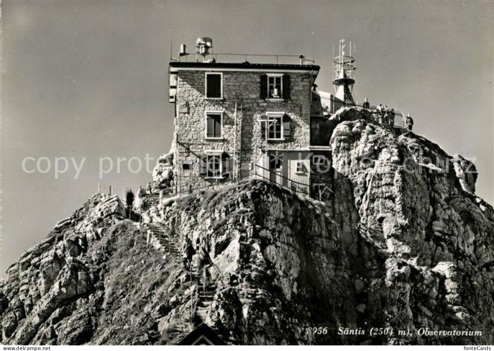 13237822 Schwaegalp AR Bahnhofsbuffets Der Saentisschwebebahn Saentis Observator - Andere & Zonder Classificatie