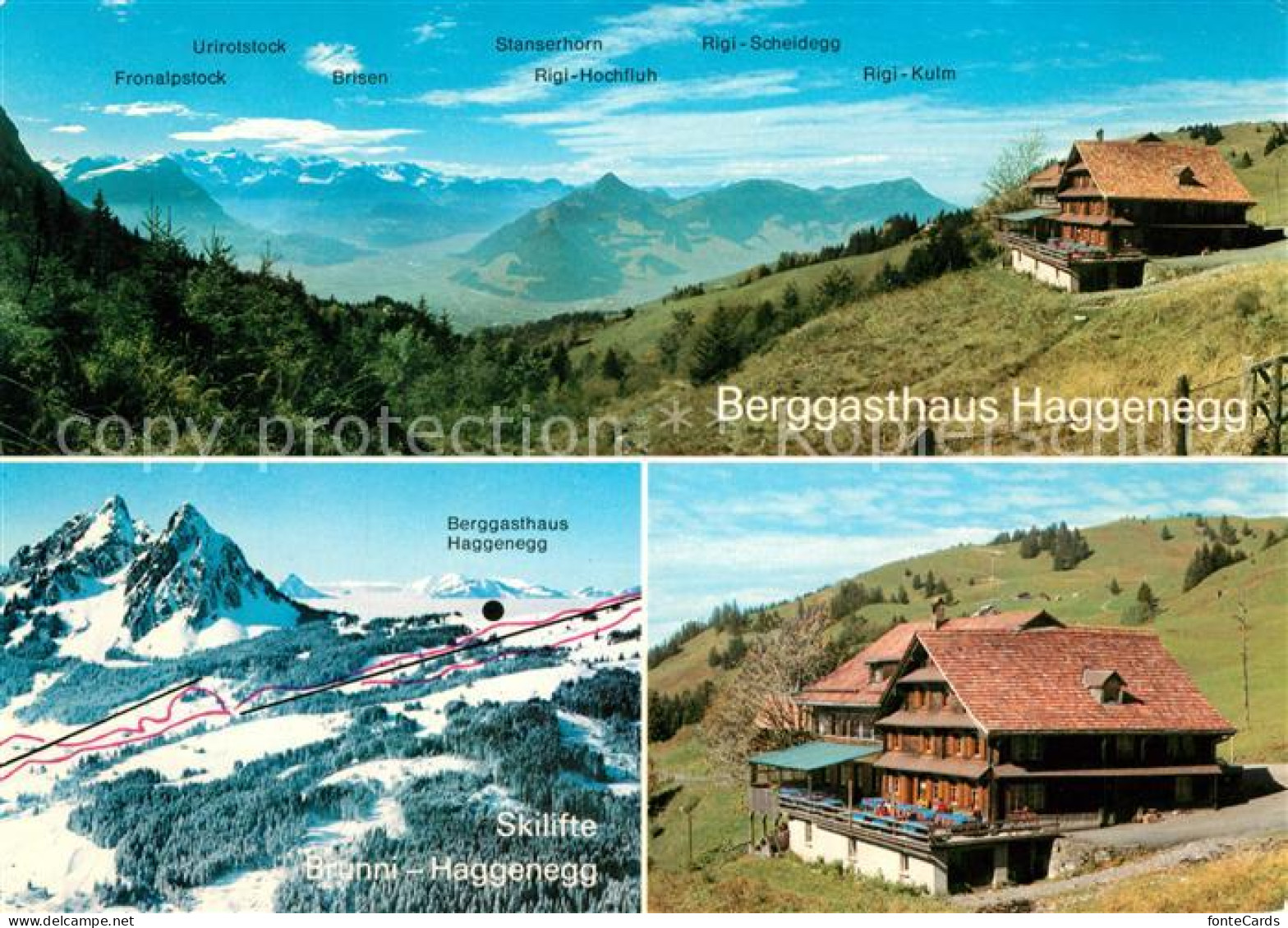 13237681 Schwyz Berg-Gasthaus Haggenegg Skigebiet Brunni  Schwyz - Sonstige & Ohne Zuordnung