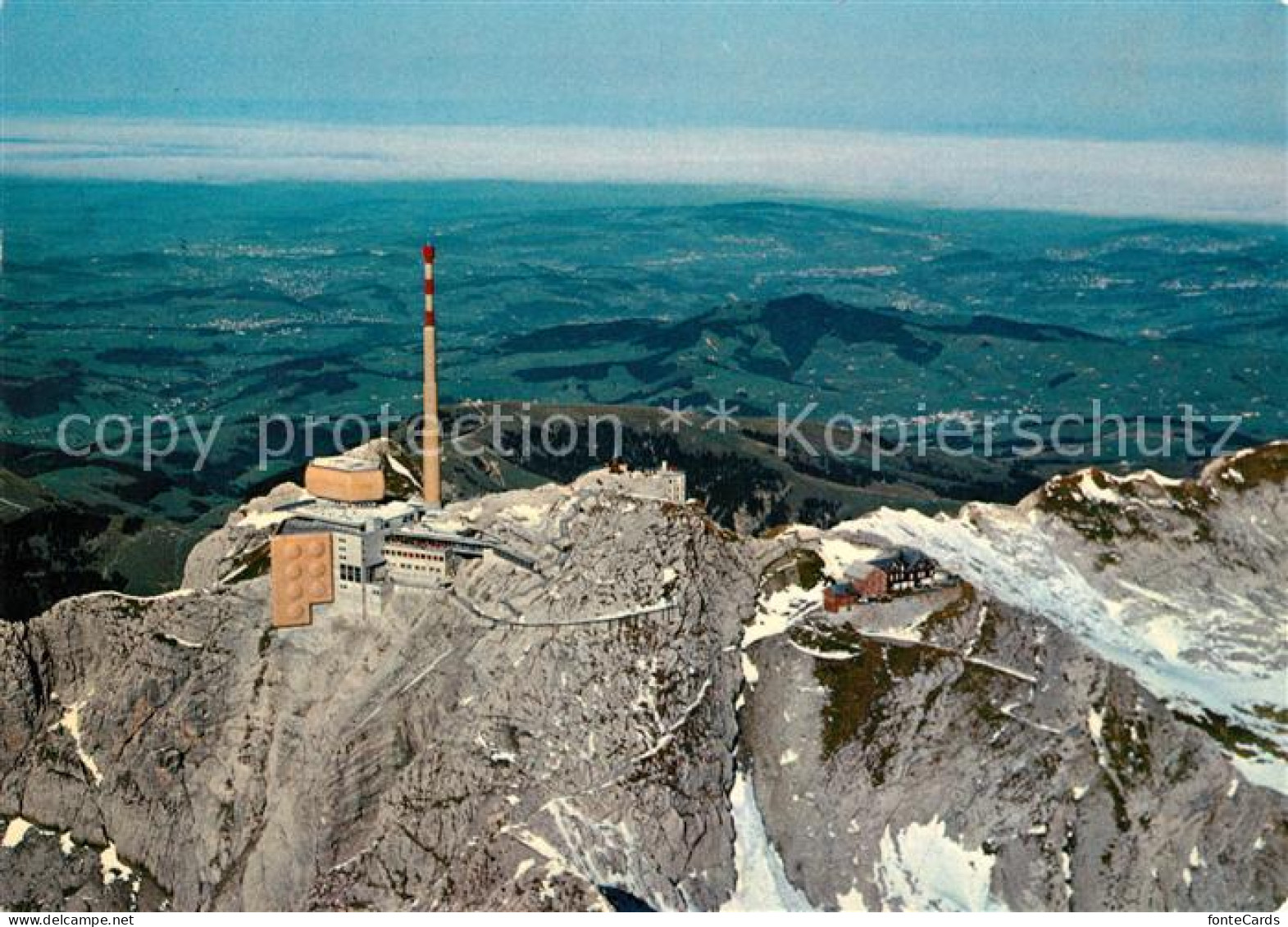 13237654 Saentis AR Fliegeraufnahme Bergstation Mit Bodensee Saentis AR - Other & Unclassified