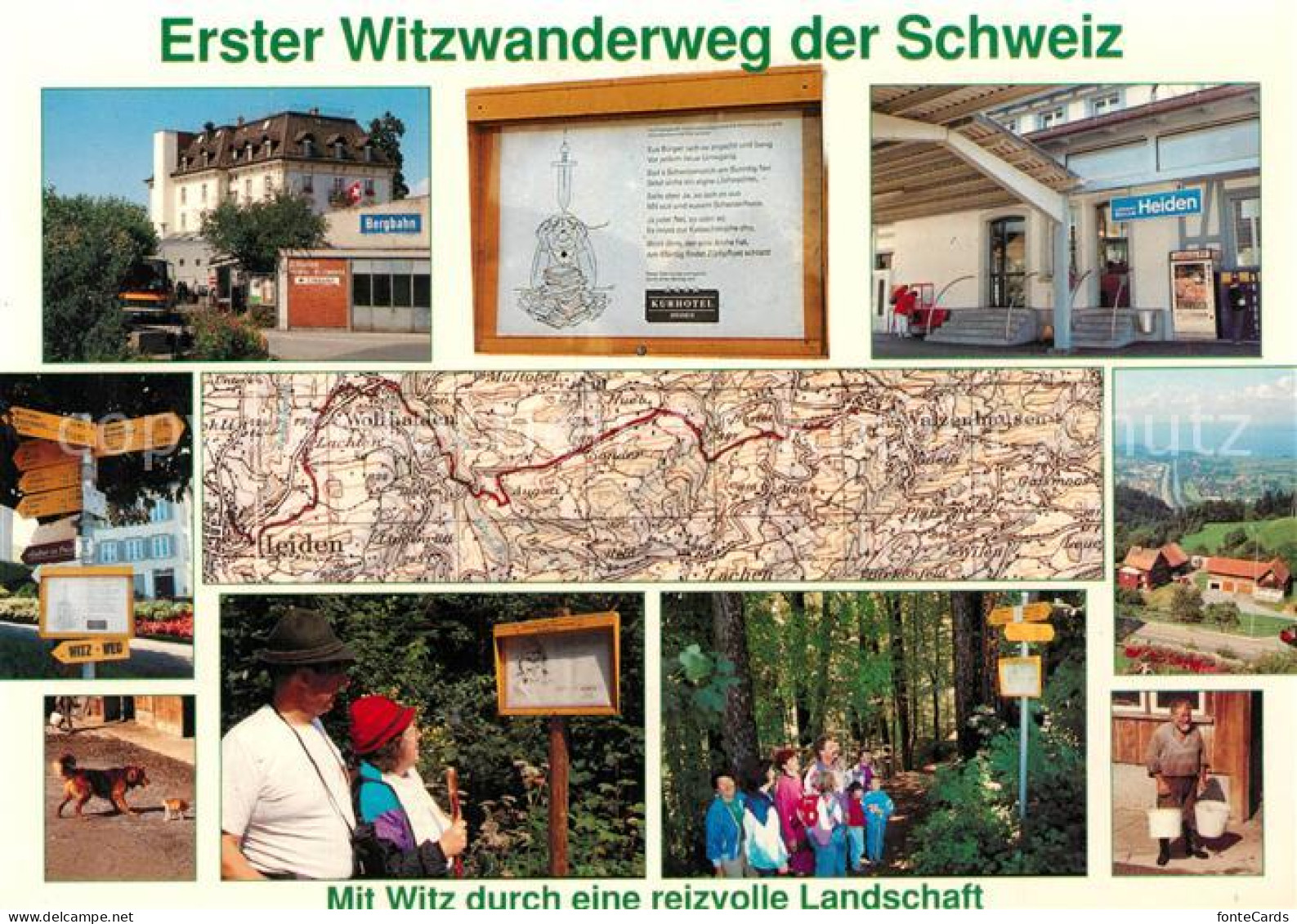 13237591 Appenzell IR Vorderland Erster Witzwanderweg  Appenzell IR - Otros & Sin Clasificación