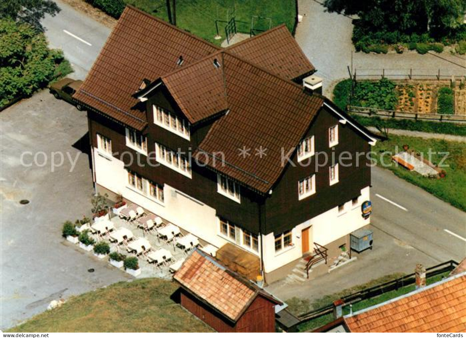 13235823 Lachen AR Gasthaus Traube Fliegeraufnahme Lachen AR - Andere & Zonder Classificatie