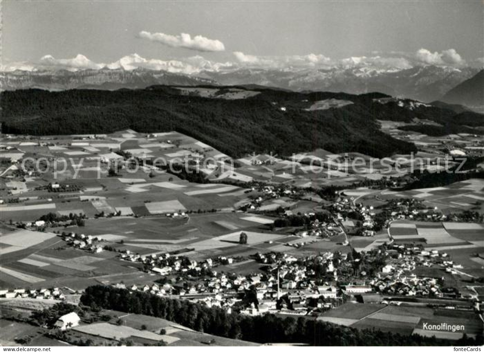 13235763 Konolfingen BE Alpenpanorama Fliegeraufnahme Konolfingen BE - Autres & Non Classés