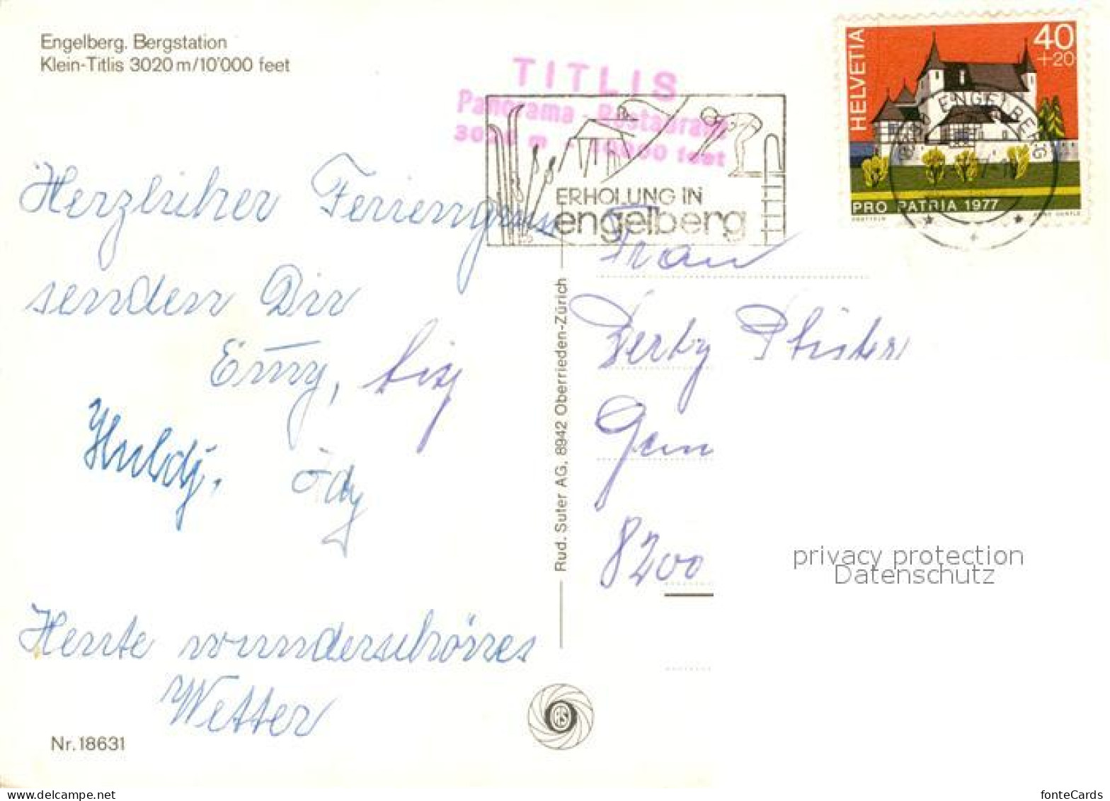 13235464 Engelberg OW Klein Titlis Bergstation Engelberg OW - Sonstige & Ohne Zuordnung