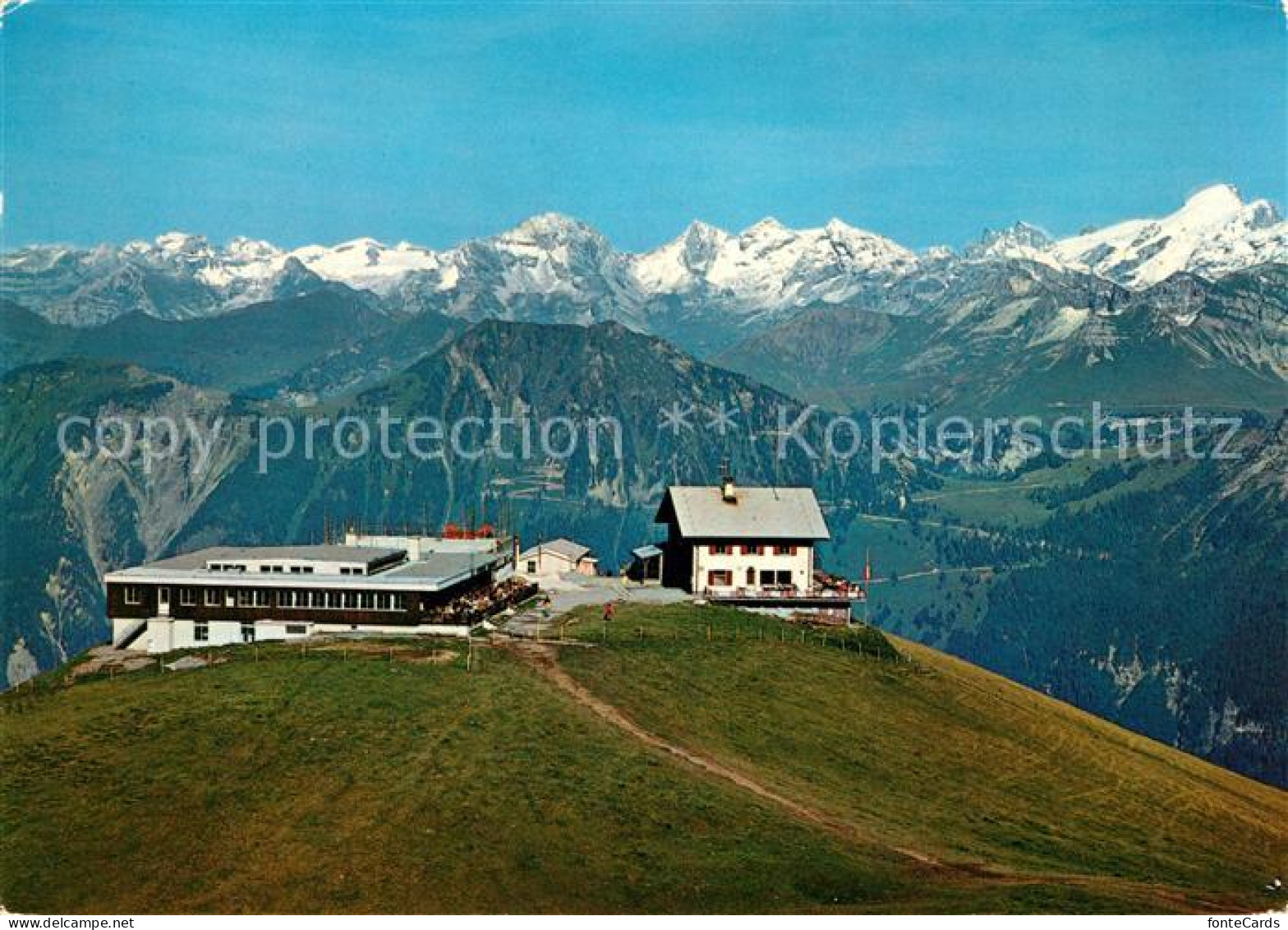 13235450 Schoenbueel Lungern Fliegeraufnahme Mit Berghotel Bellevue Sporthotel M - Sonstige & Ohne Zuordnung