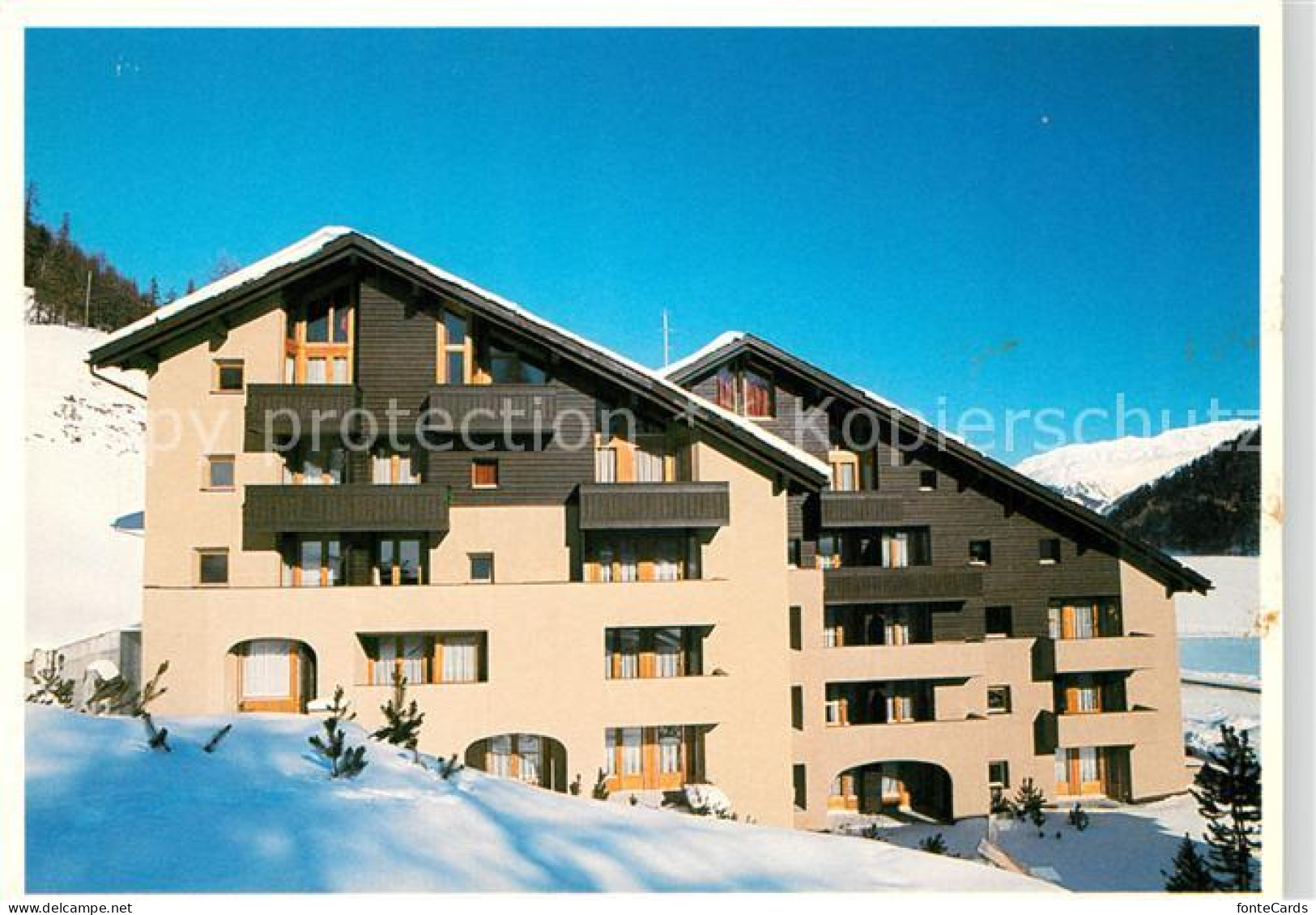 13235283 Graubuenden Kanton Appartementhaus Munteratsch Im Winter Graubuenden Ka - Sonstige & Ohne Zuordnung