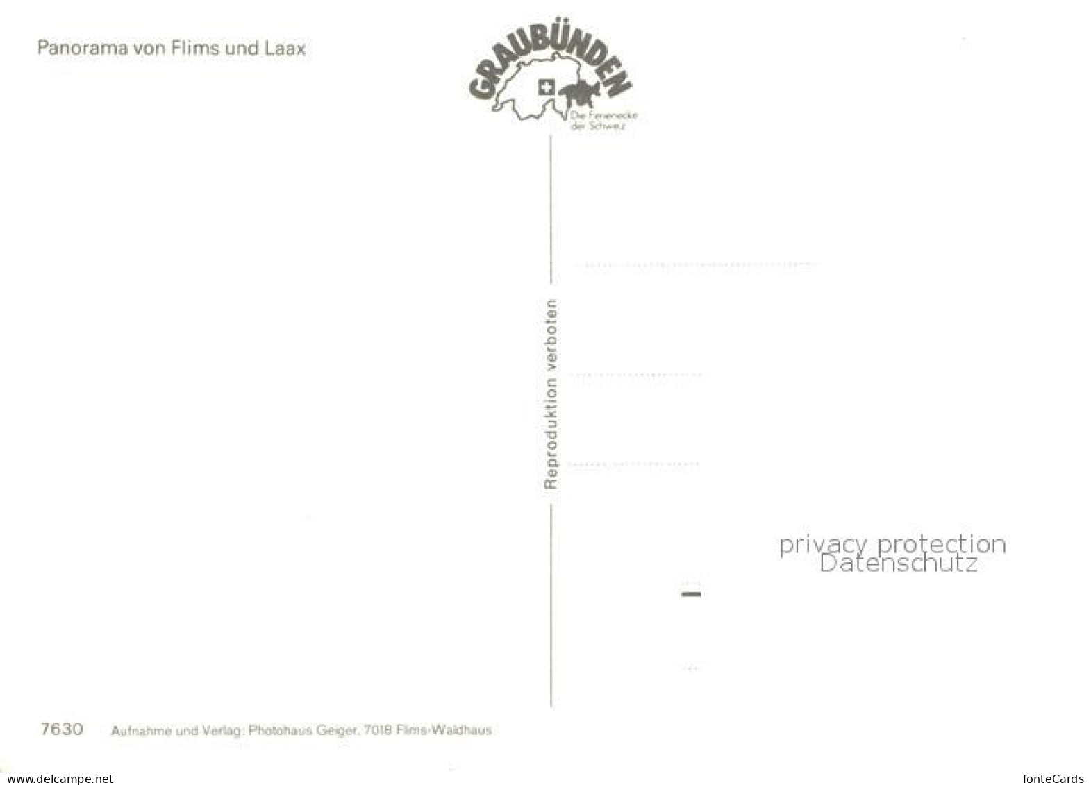 13234381 Flims GR Und Laax Sommerskigebiet Vorab 3000 Alpenpanorama Aus Der Voge - Other & Unclassified