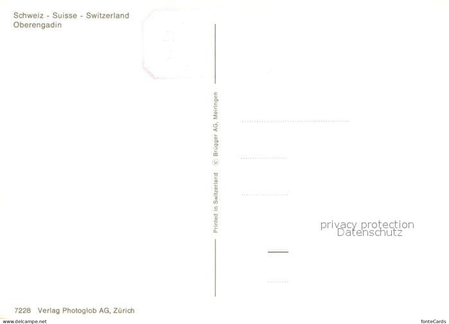 13234380 Oberengadin GR Umgebungskarte Alpenpanorama Aus Der Vogelperspektive Ob - Sonstige & Ohne Zuordnung