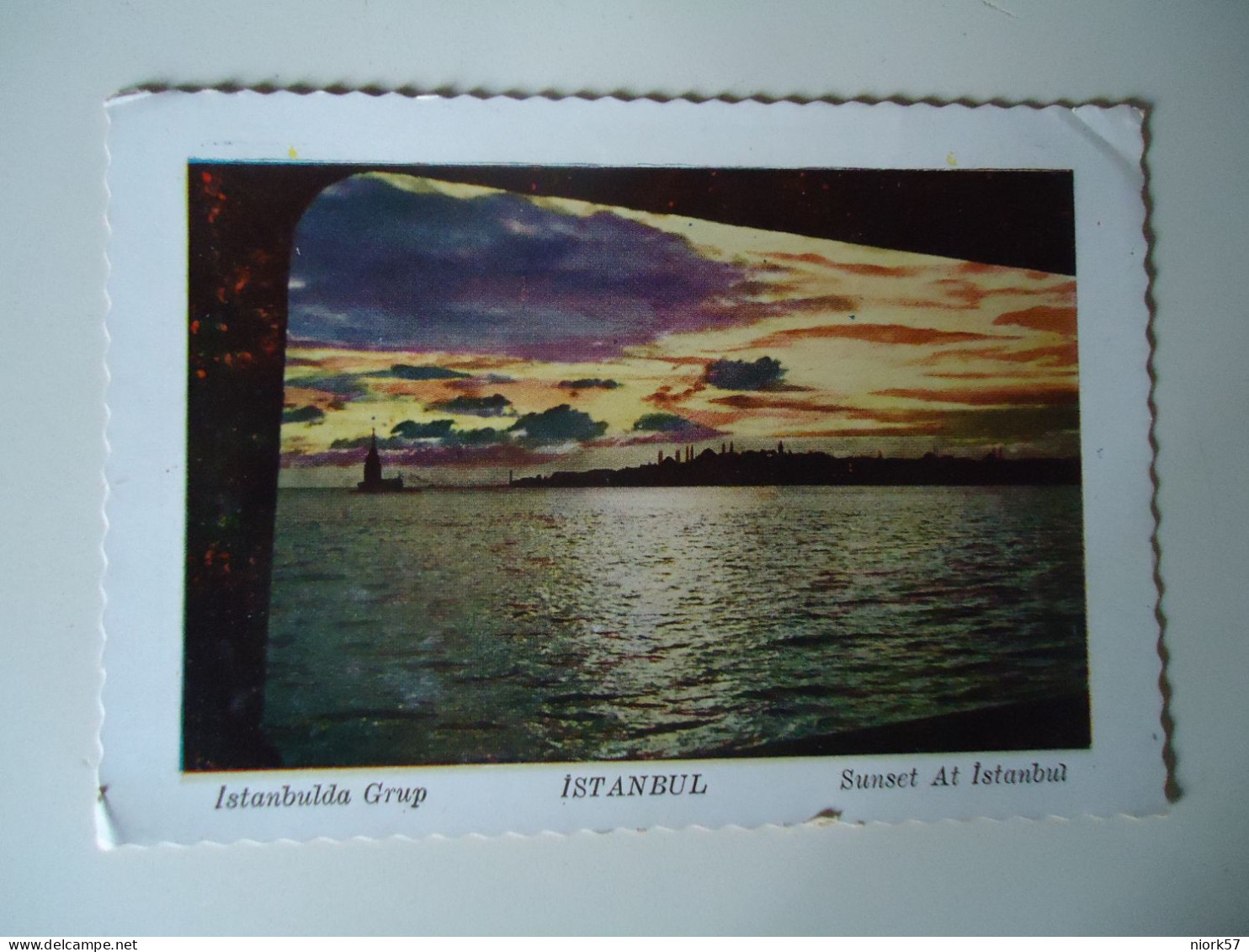 TURKEY   POSTCARDS  1955  ISTANBUL  SUNSET PURCHASES 10% DISCOUNT - Turquie