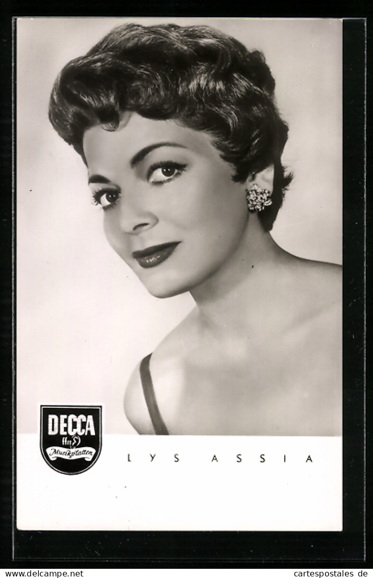 AK Musikerin Lys Assia Mit Ohrclip  - Music And Musicians