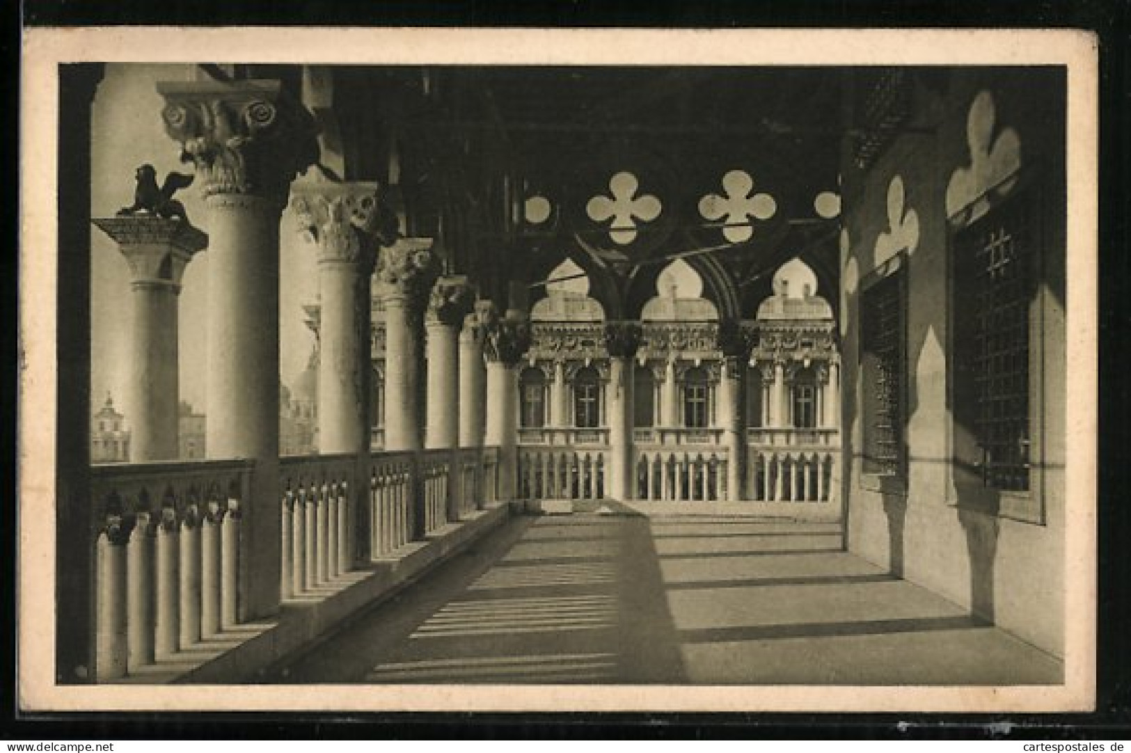 Cartolina Venezia, Palazzo Ducale, La Loggia  - Venezia