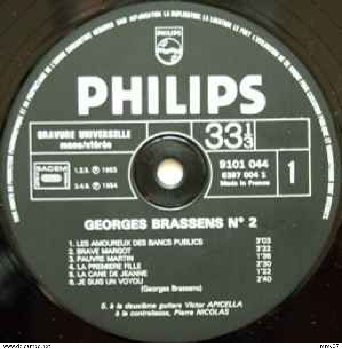 Georges Brassens - 2 - Les Amoureux Des Bancs Publics (LP, Album, Comp, RE) - Autres - Musique Française