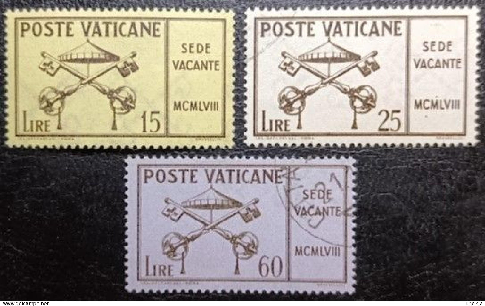 VATICAN. Y&T N°265 à 267. (issu D'une Collection). USED. - Usados