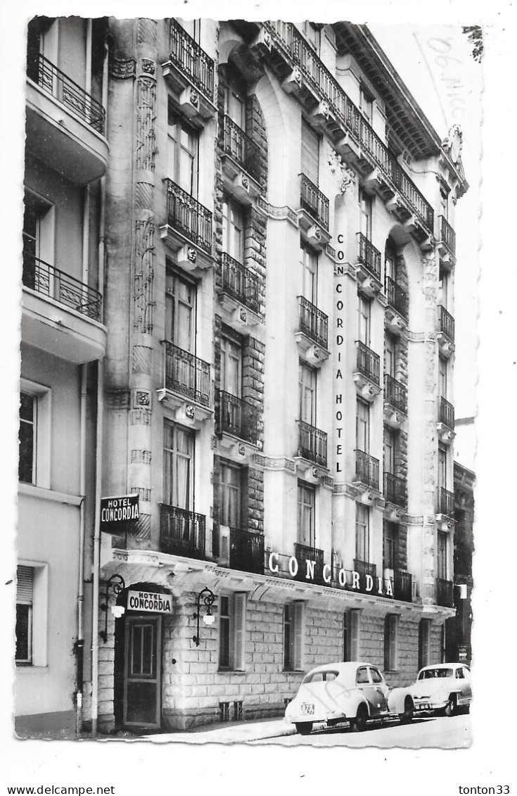 NICE - 06 -  CONCORDIA HOTEL - 203 Et ARONDE Au 1er Plan -  TOUL 7 - - Cafés, Hoteles, Restaurantes