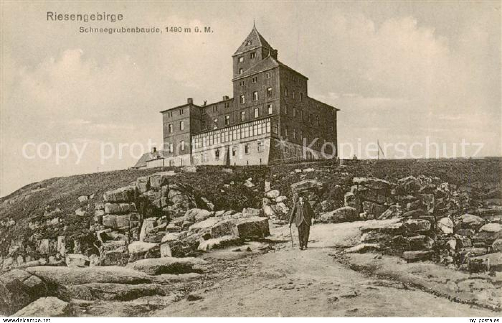 73818977 Riesengebirge_Krkonose_Karkonosze Schneekoppenbaude - Czech Republic