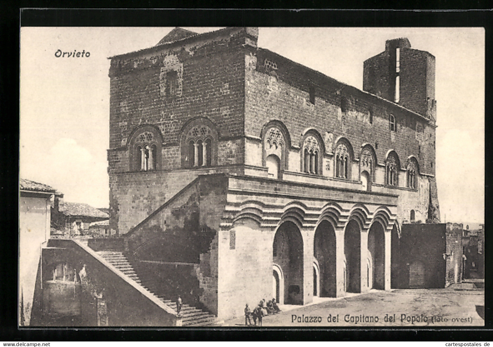 Cartolina Orvieto, Palazzo Del Capitano Del Popoto  - Otros & Sin Clasificación