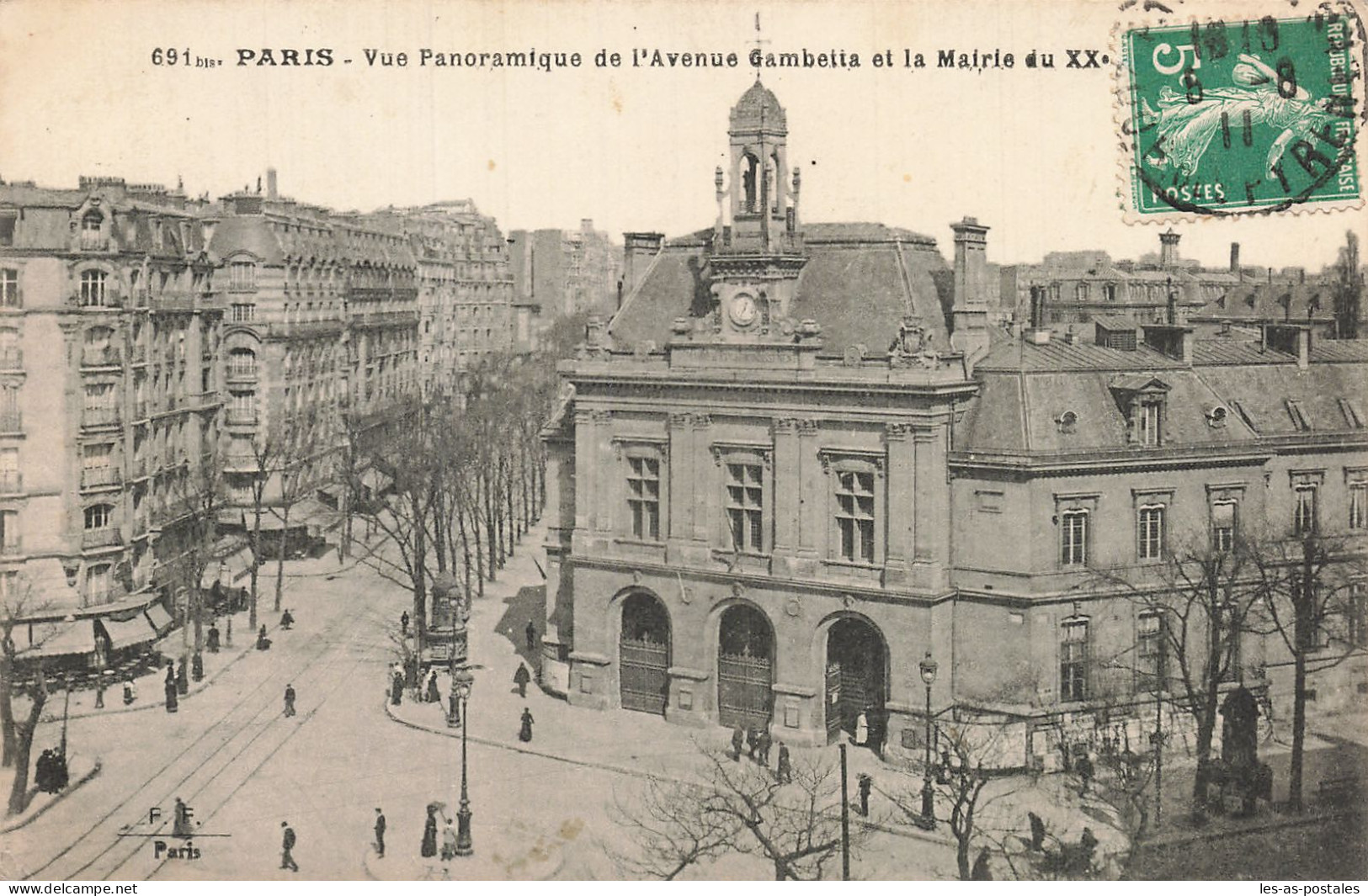 75  PARIS L AVENUE GAMBETTA  - Panorama's