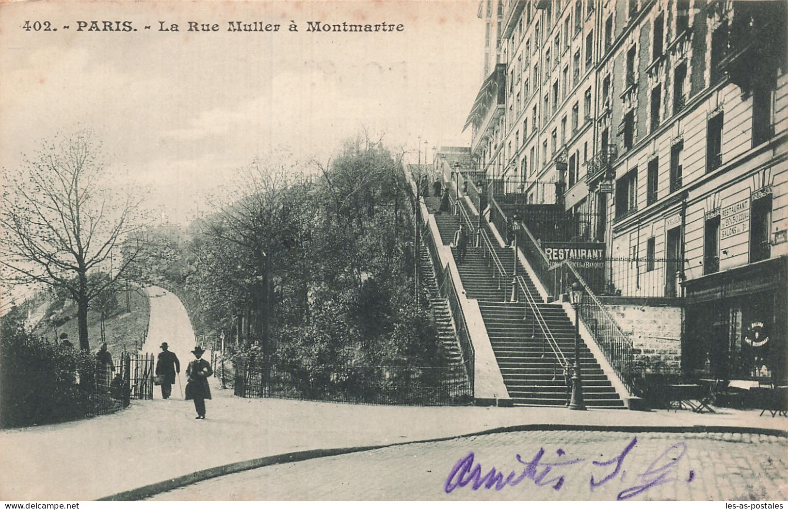 75  PARIS LA RUE MULLER - Multi-vues, Vues Panoramiques