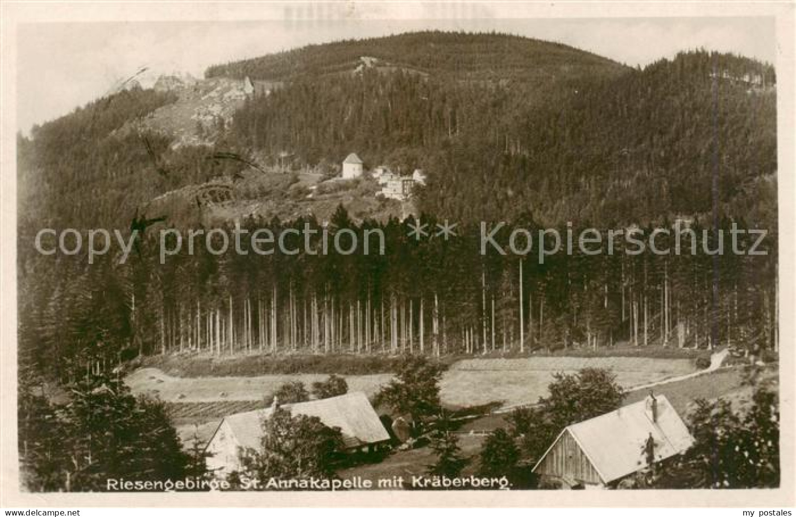 73818942 Riesengebirge_Krkonose_Karkonosze St Annakapelle Mit Kraeberberg - Czech Republic