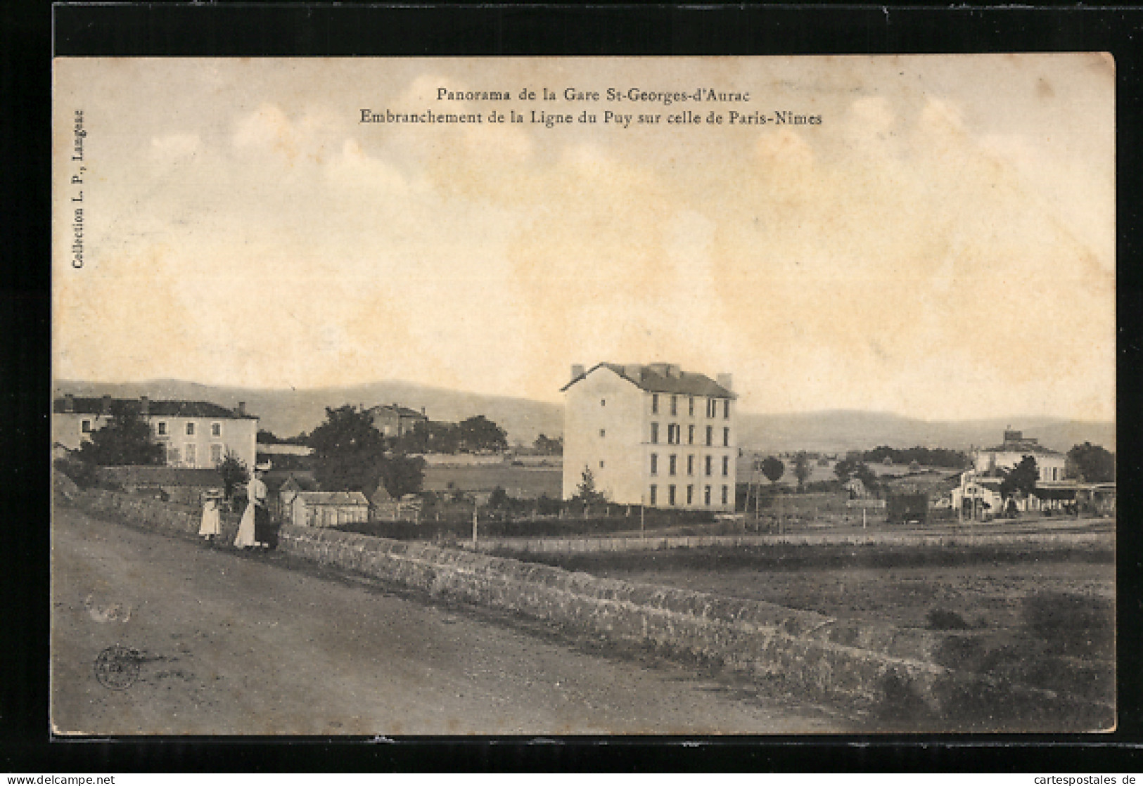 CPA St-Georges-D`Aurac, Vue Générale De La Gare  - Andere & Zonder Classificatie