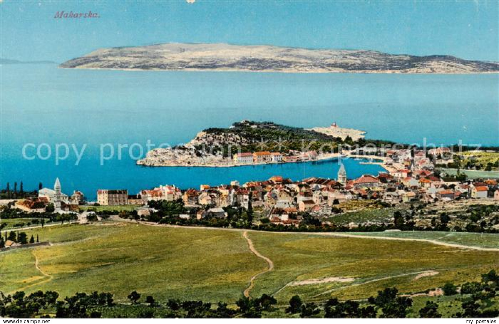 73818917 Makarska Croatia Panorama  - Kroatië