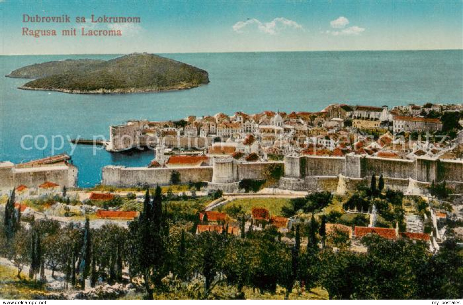 73818916 Dubrovnik Ragusa Mit Lacroma Dubrovnik Ragusa - Croacia