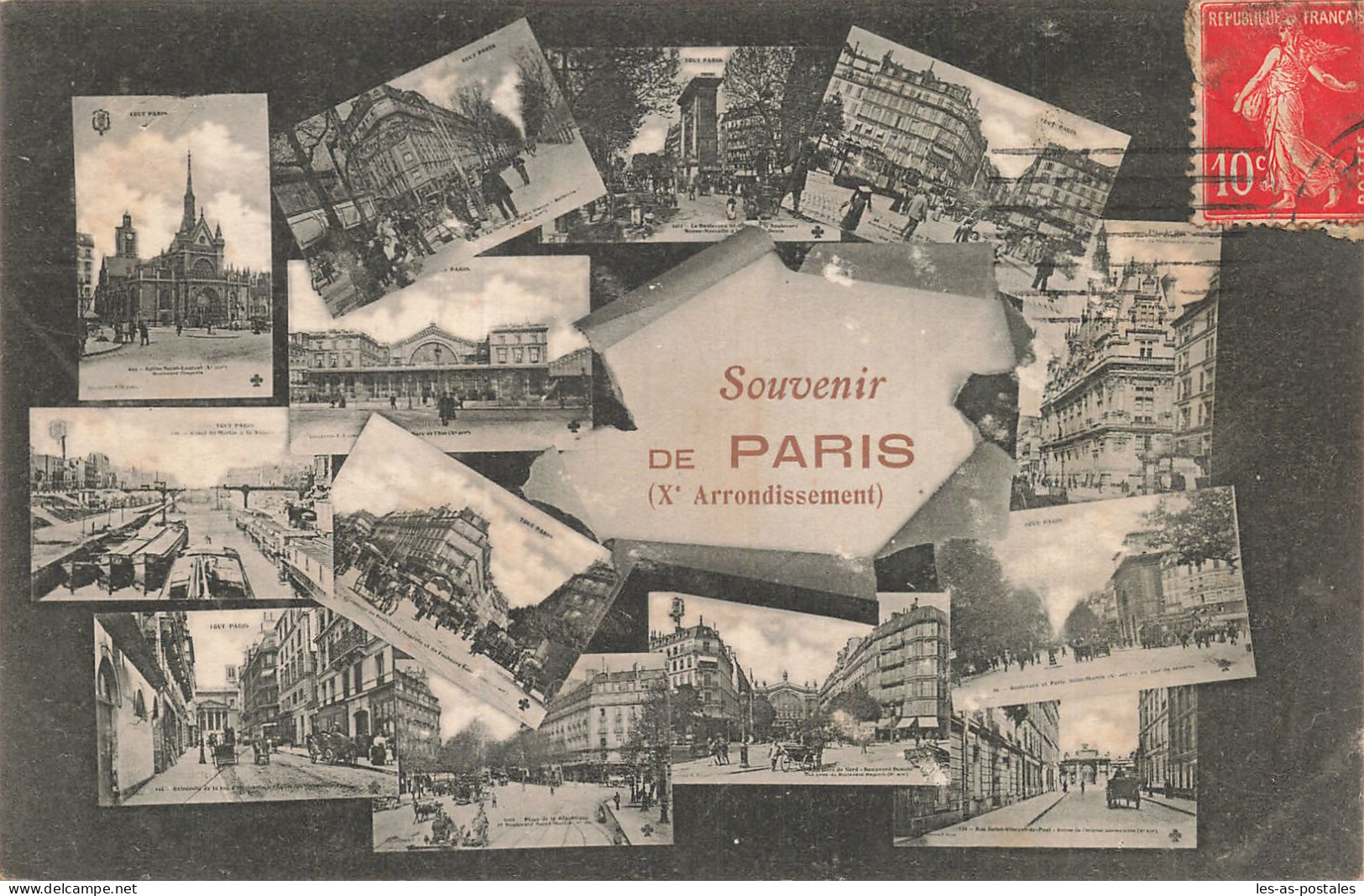 75  PARIS  - Mehransichten, Panoramakarten