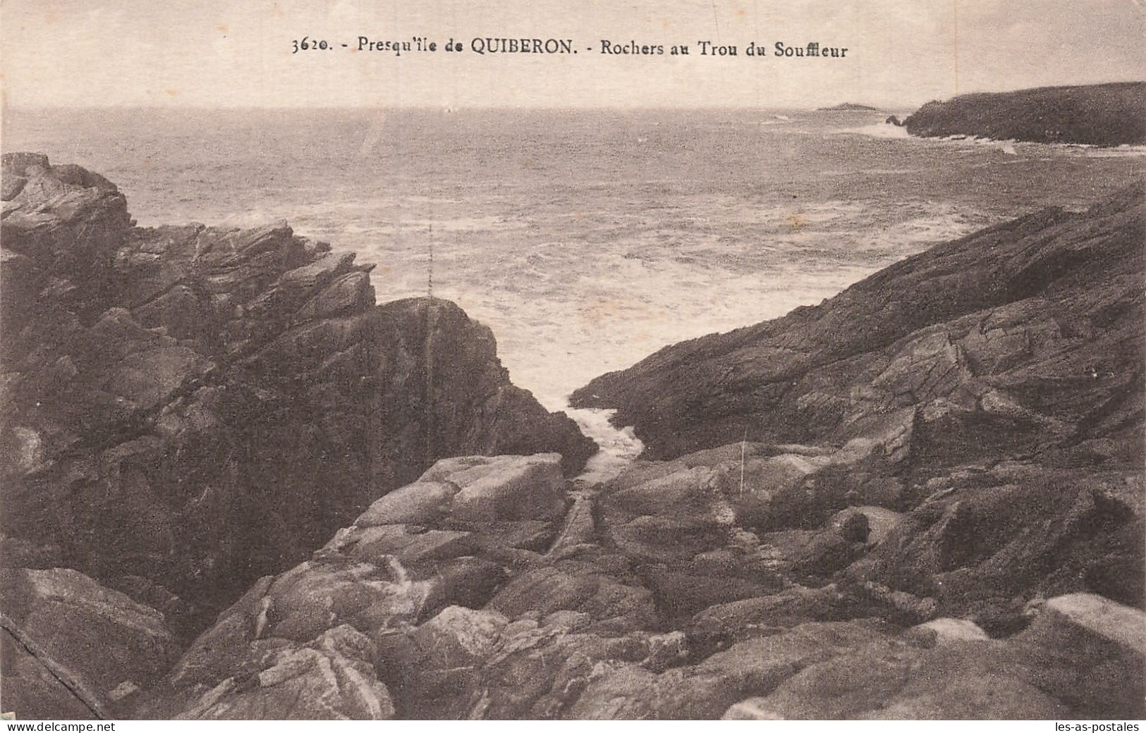 56  PRESQU ILE DE QUIBERON LE TROU DU SOUFFLEUR - Quiberon