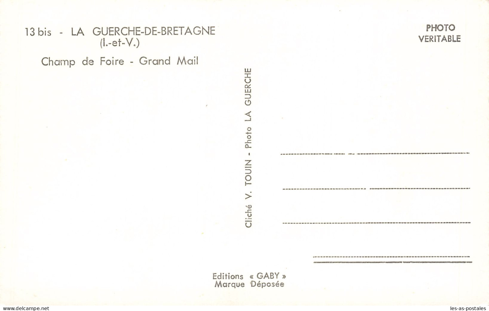 35  LA GUERCHE DE BRETAGNE LE CHAMP DE FOIRE - La Guerche-de-Bretagne