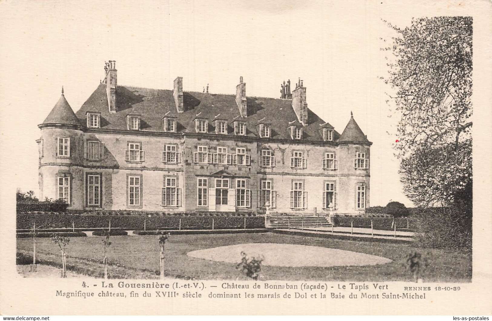 35  LA GOUESNIERE LE CHATEAU  - Andere & Zonder Classificatie