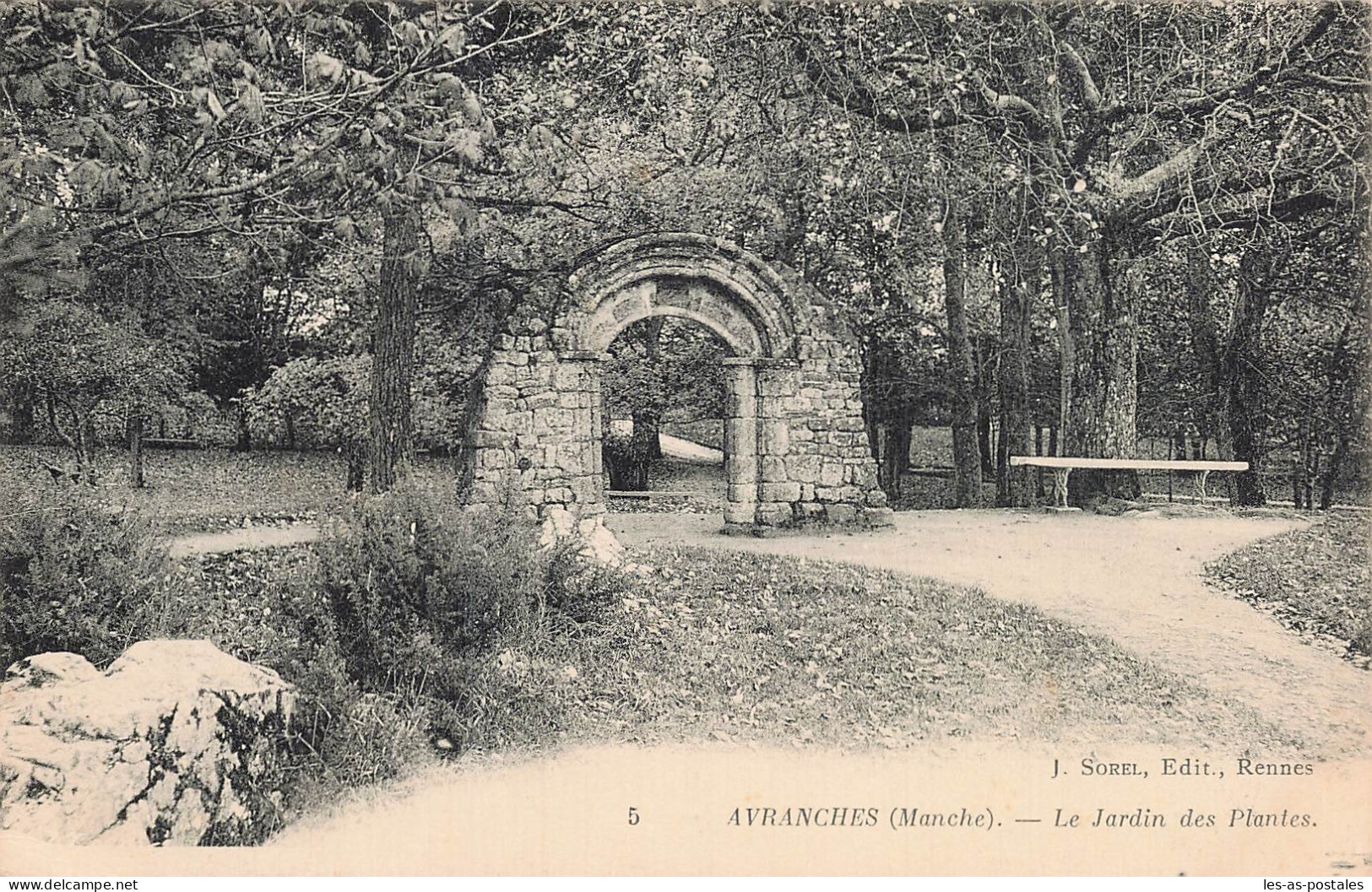 50 AVRANCHES LE JARDIN DES PLANTES - Avranches