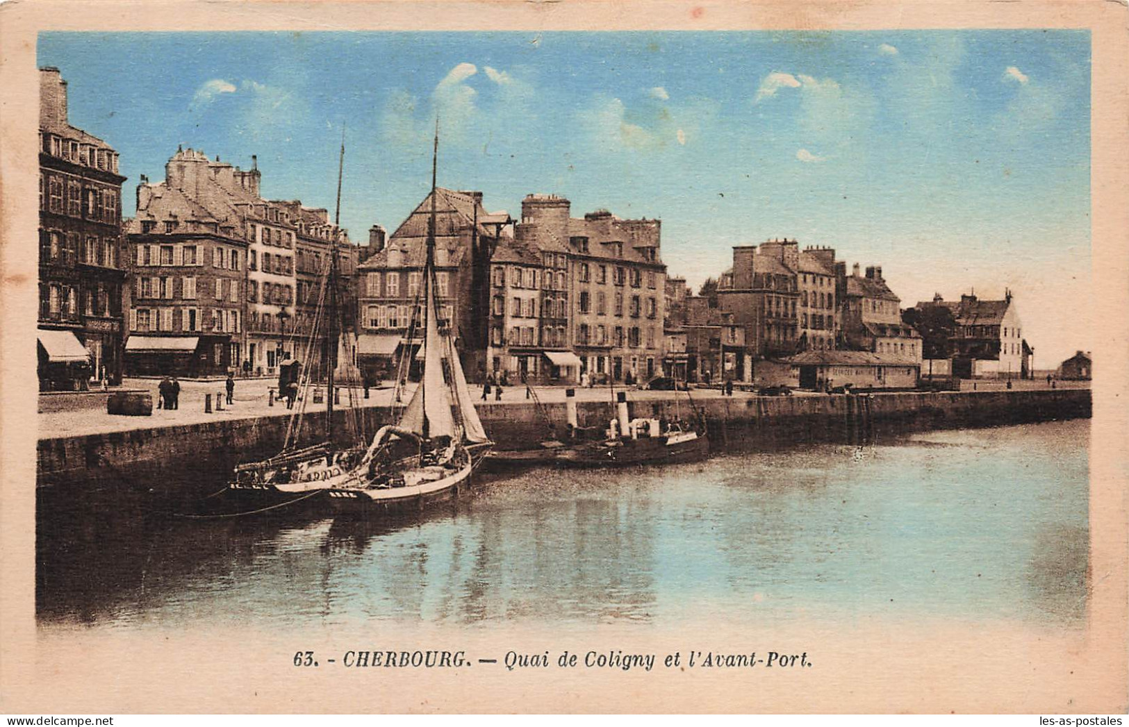 50 CHERBOURG LE QUAI DE COLIGNY - Cherbourg