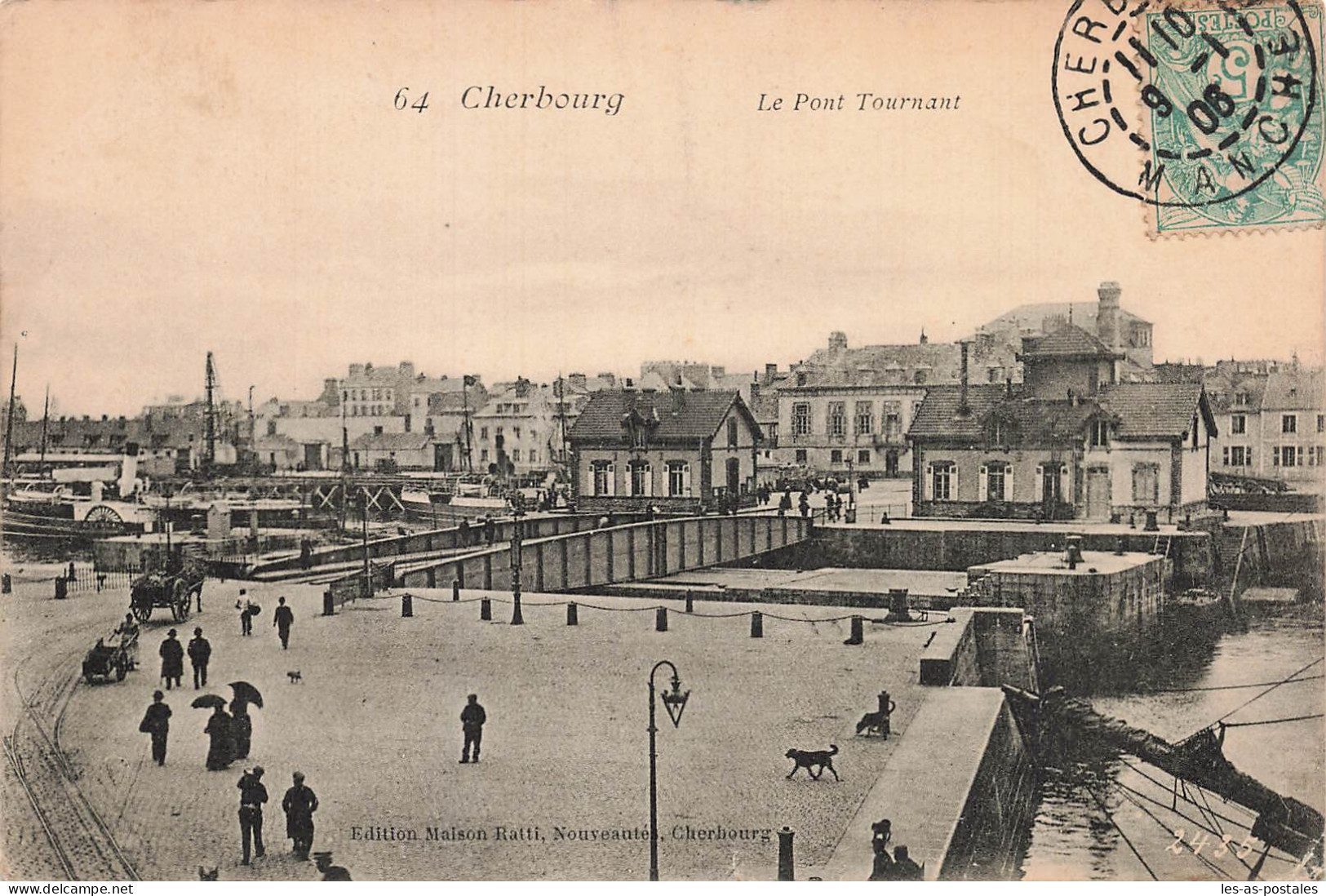 50 CHERBOURG LE PONT TOURNANT - Cherbourg