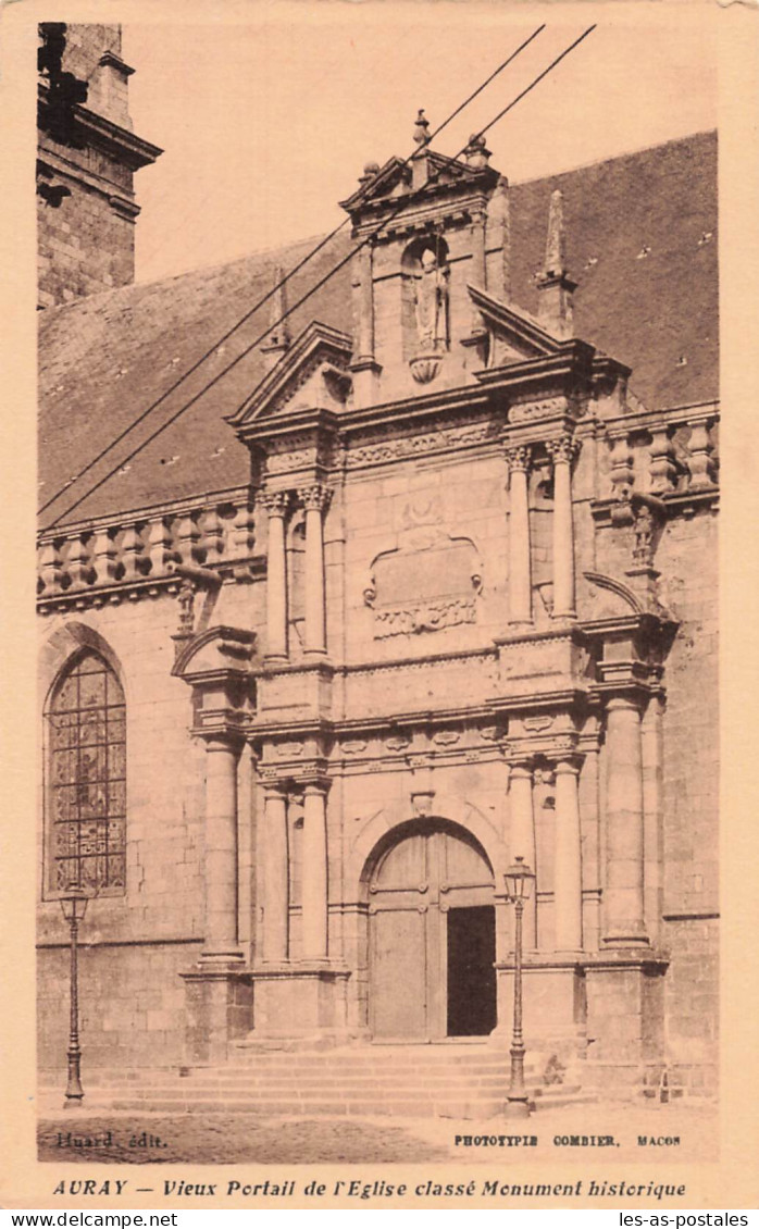 56 AURAY L EGLISE - Auray