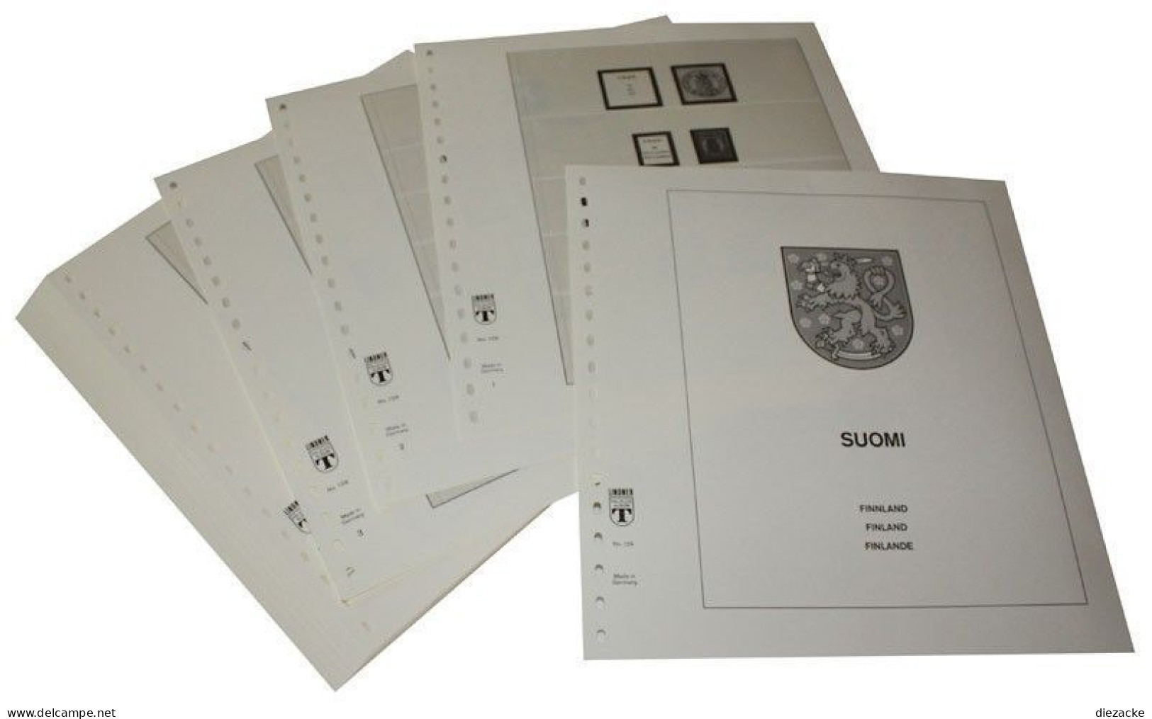 Lindner-T Finnland 1996-2007 Vordrucke 129-96 Neuware ( - Pre-printed Pages