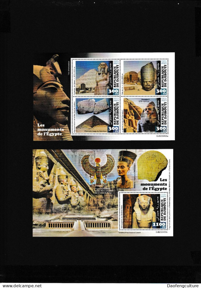 Djibouti 2023 History Egypt Monuments - Djibouti (1977-...)