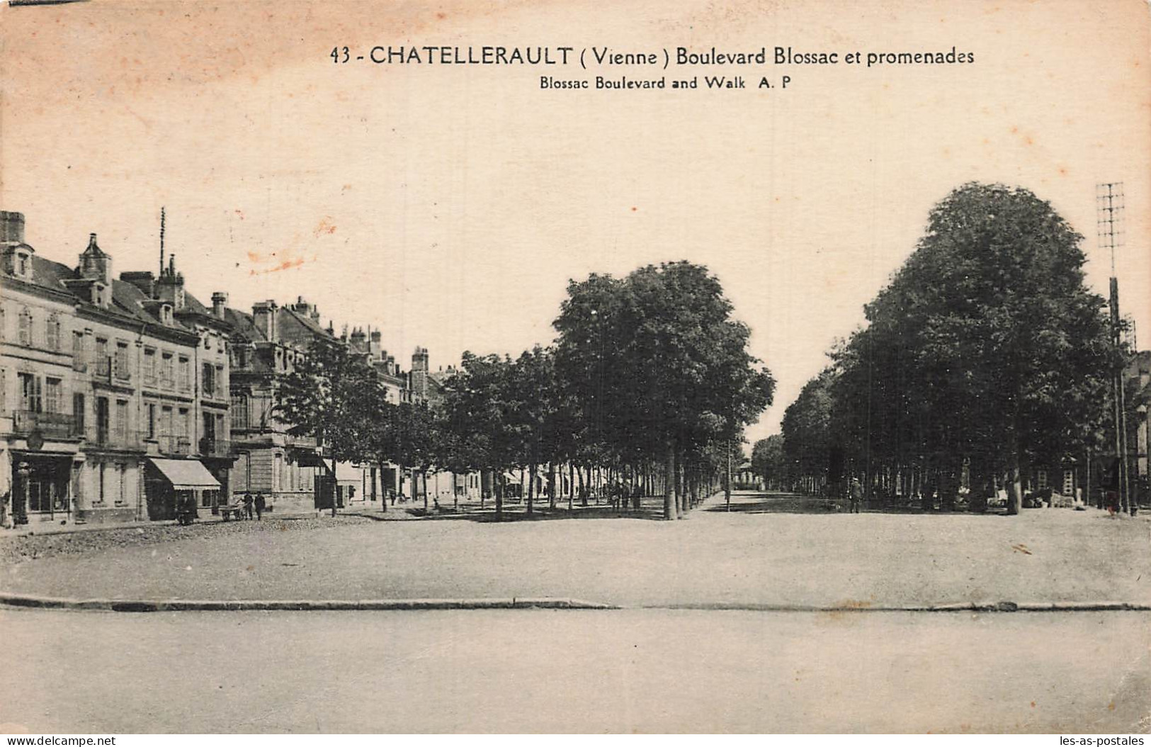 86 CHATELLERAULT LE BOULEVARD BLOSSAC - Chatellerault