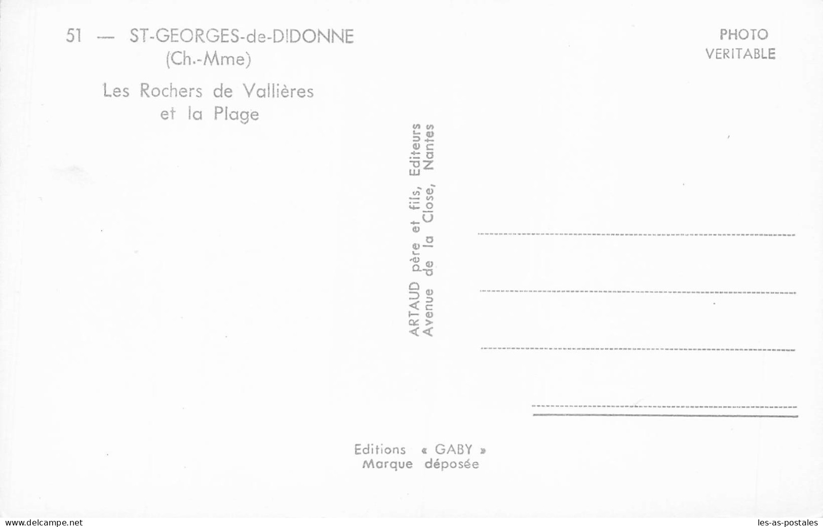 17 SAINT GEORGES DE DIDONNE LA PLAGE - Saint-Georges-de-Didonne