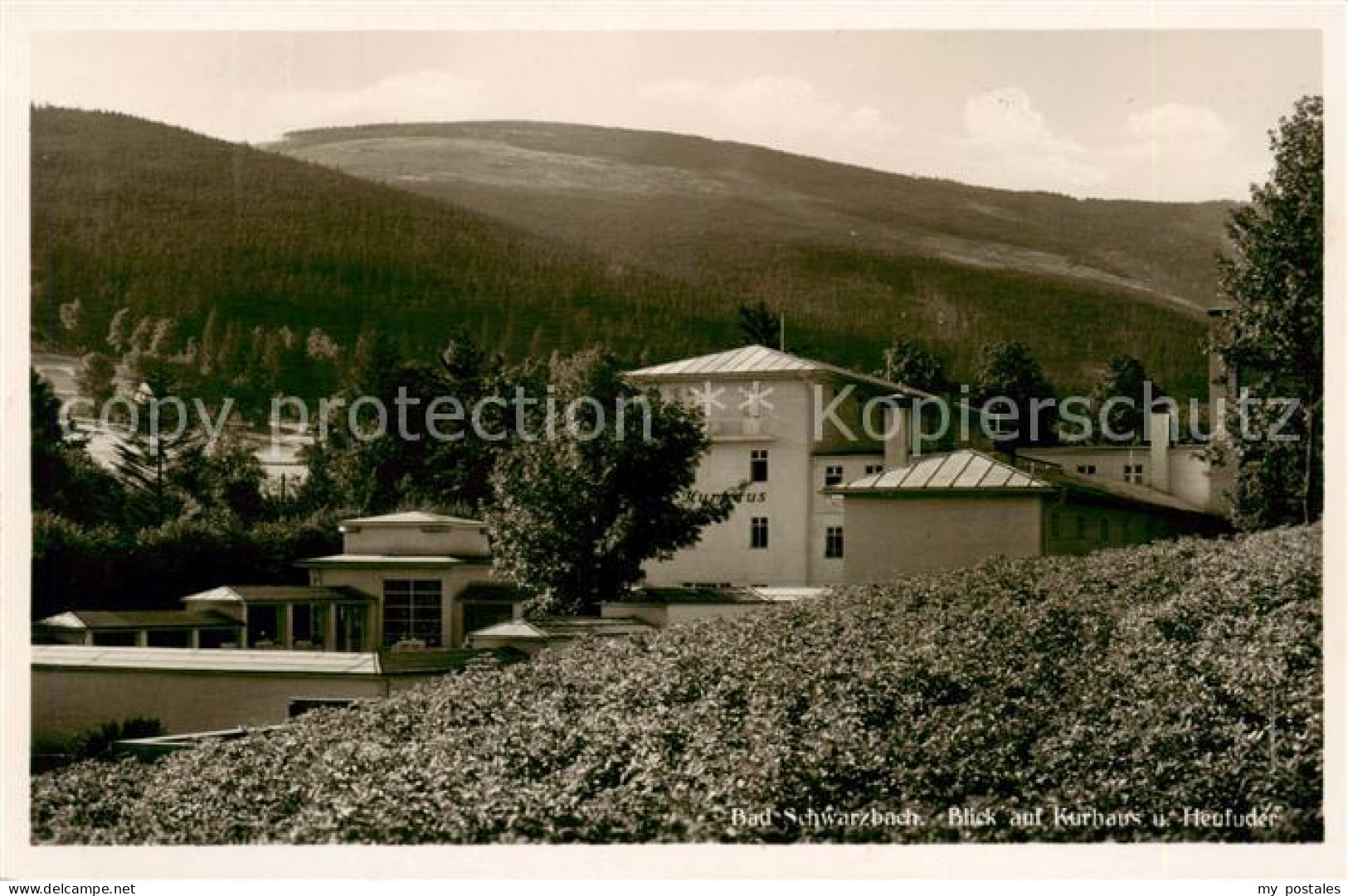 73818815 Bad Schwarzbach Flinsberg Swieradow Zdroj Bad PL Blick Auf Kurhaus Und  - Pologne