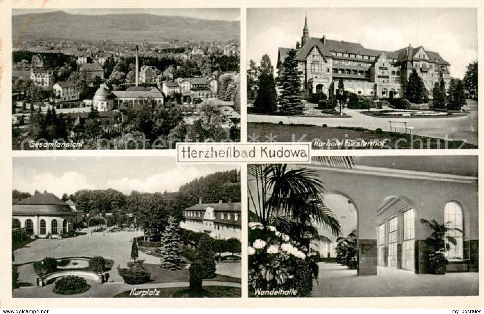 73818805 Bad Kudowa Kudowa-Zdroj Niederschlesien PL Panorama Kurhotel Fuerstenho - Pologne