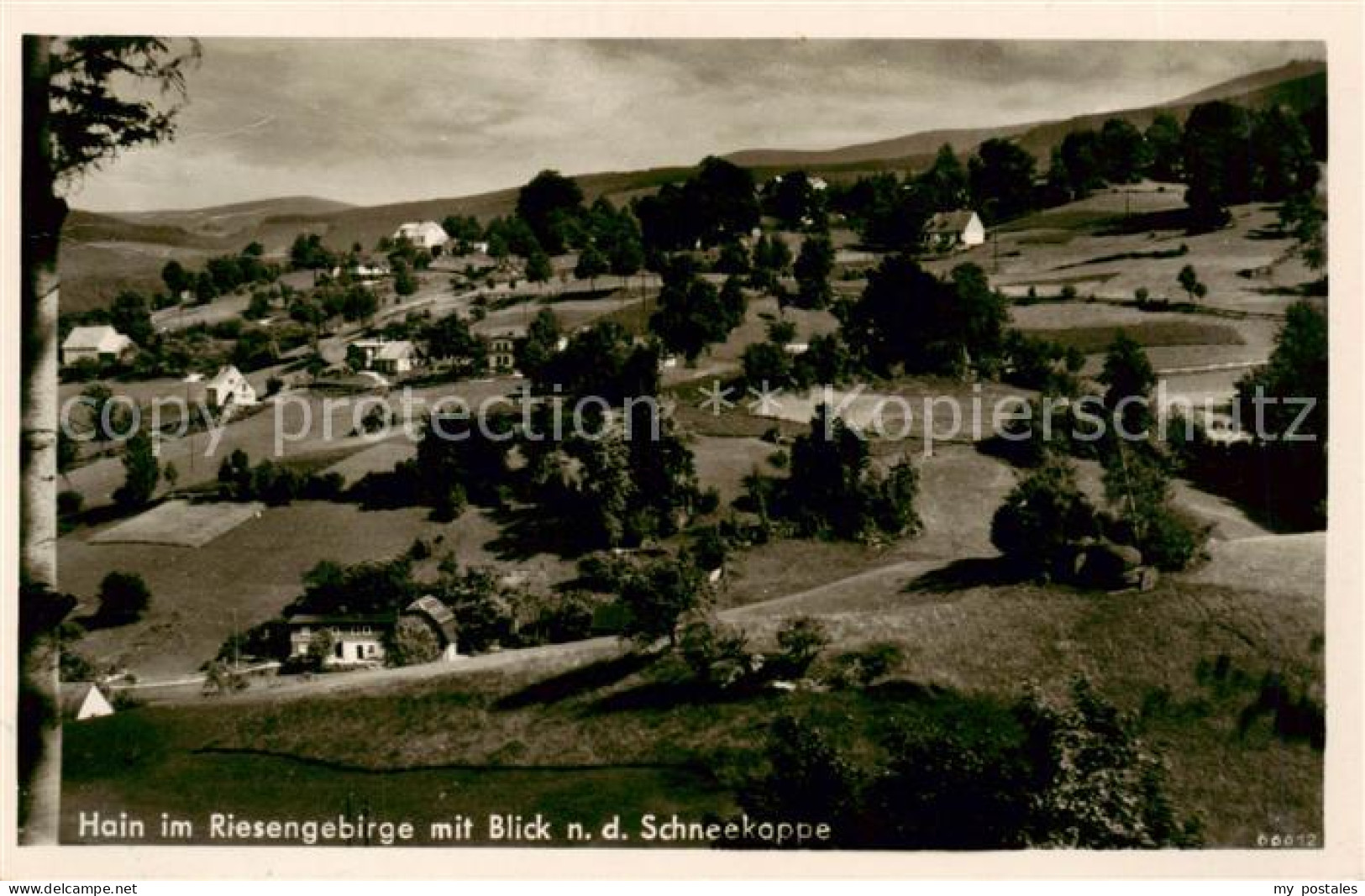 73818793 Hain  Giersdorf Riesengebirge Podgorzy PL Mit Blick Zur Schneekoppe  - Pologne