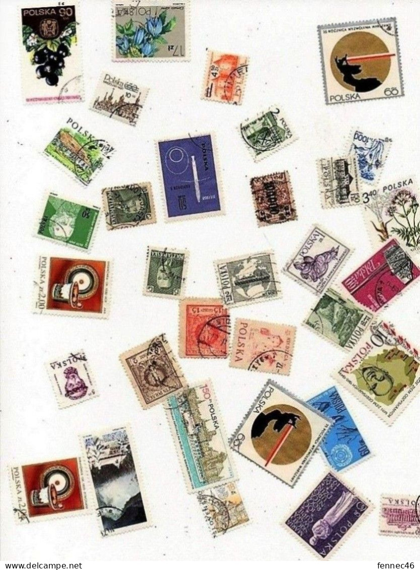 * Lot De 30 Timbres De La POLOGNE (P1) - Altri & Non Classificati