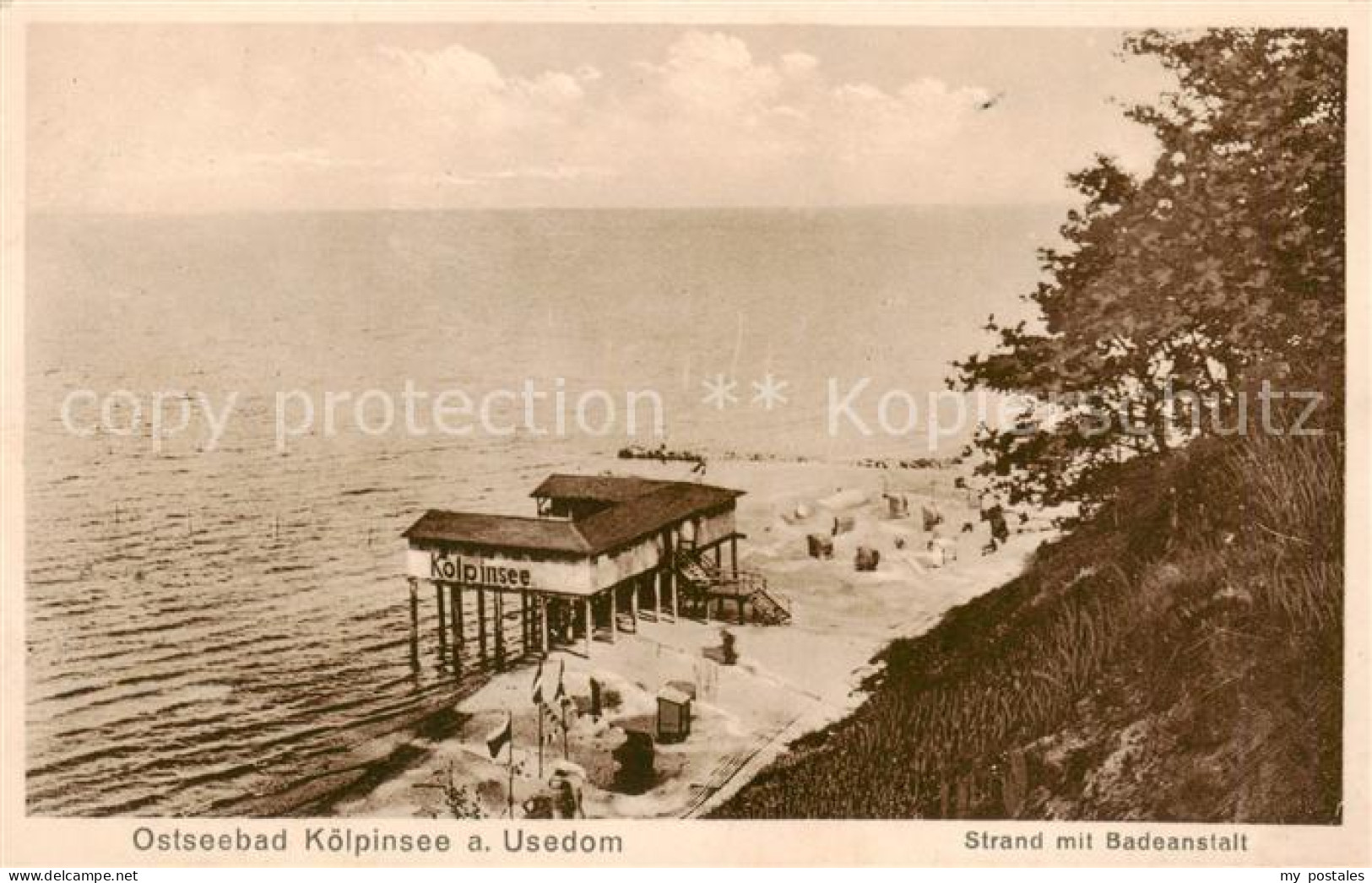 73818766 Koelpinsee Loddin Usedom Strand Mit Badeanstalt  - Autres & Non Classés