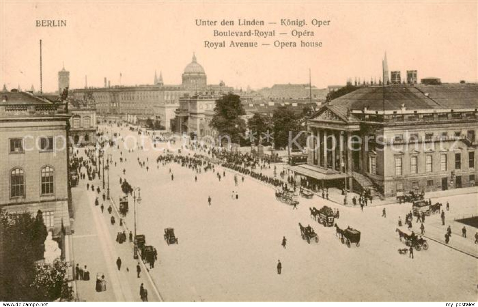 73818747 Berlin Unter Den Linden Koenigl Oper Berlin - Other & Unclassified