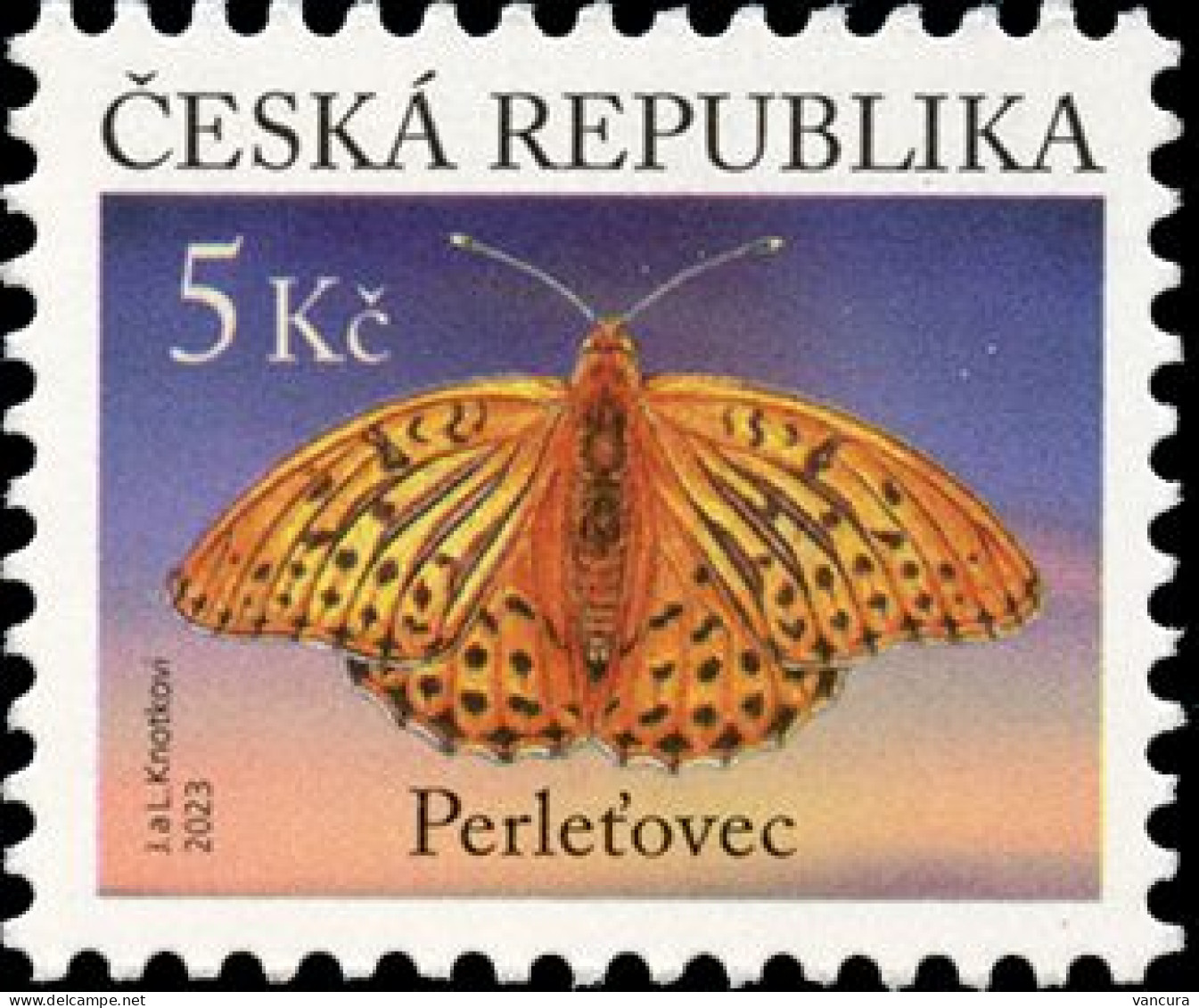 ** 1236 Czech Republic  Silver-washed Fritillary 2023 - Mariposas