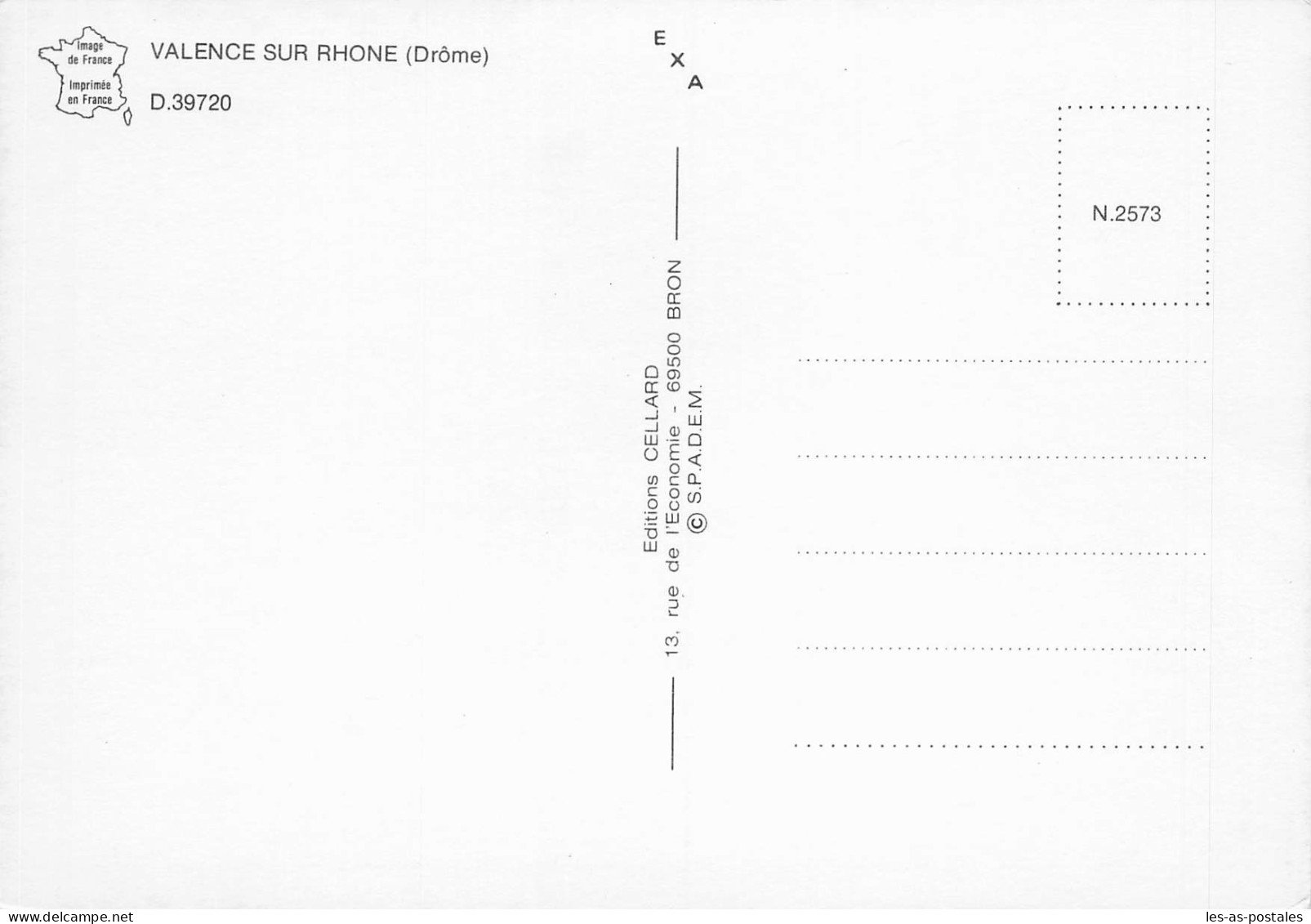 26 VALENCE SUR RHONE - Valence