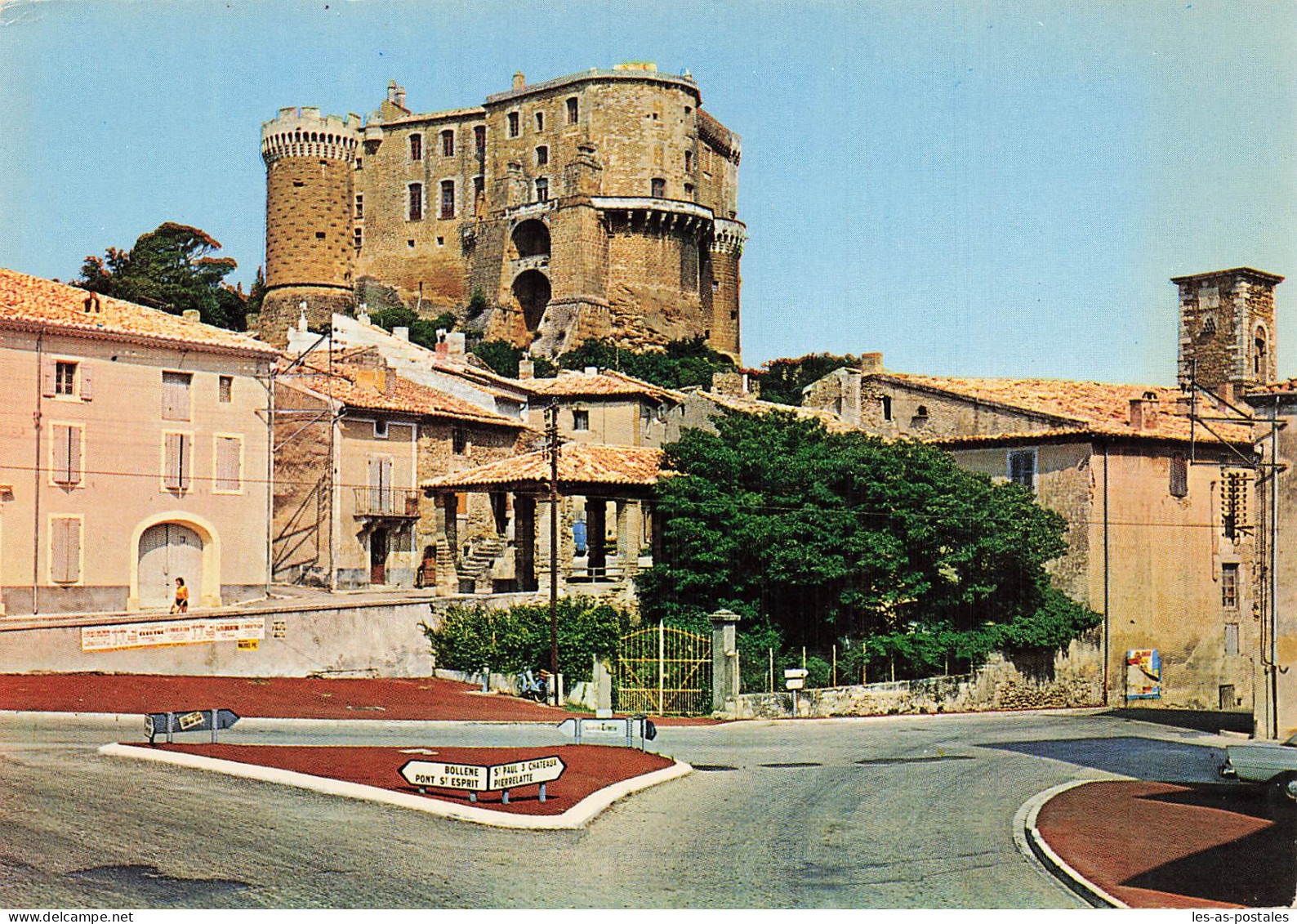 26 SUZE LA ROUSSE LE CHÂTEAU ET L ANCIENNE EGLISE - Autres & Non Classés