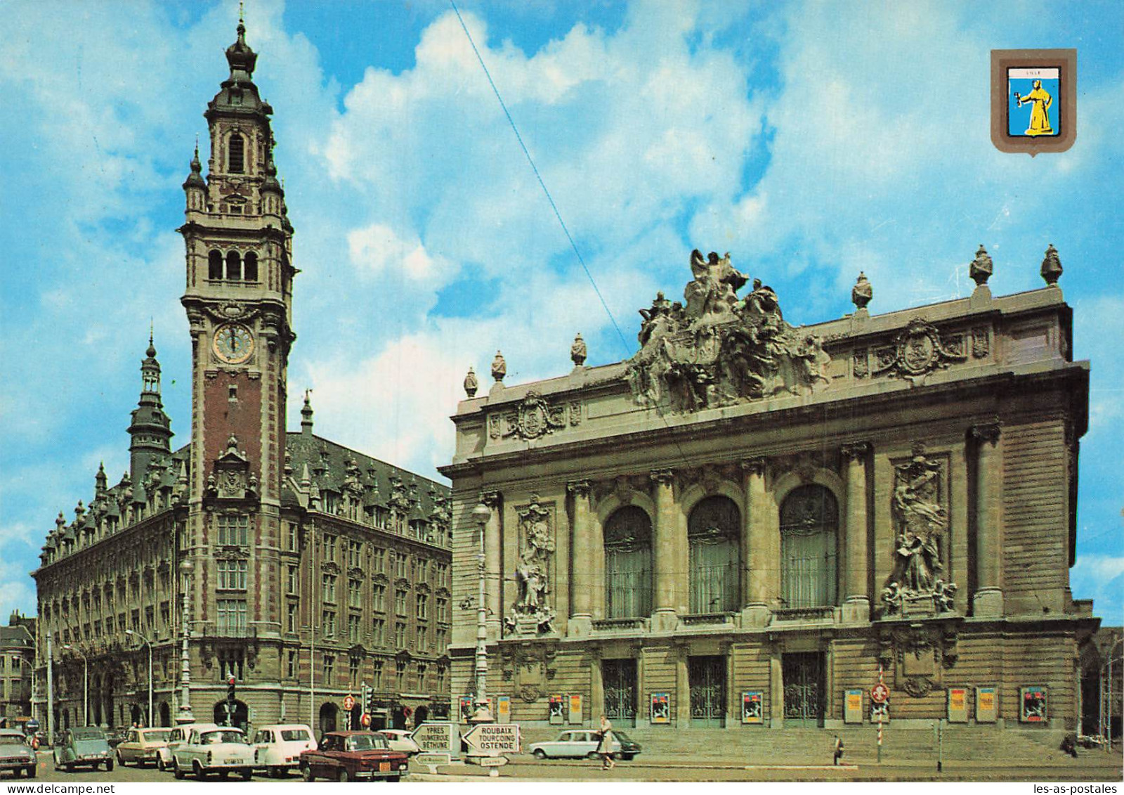 59 LILLE PLACE DU THEATRE AVEC L OPERA - Lille